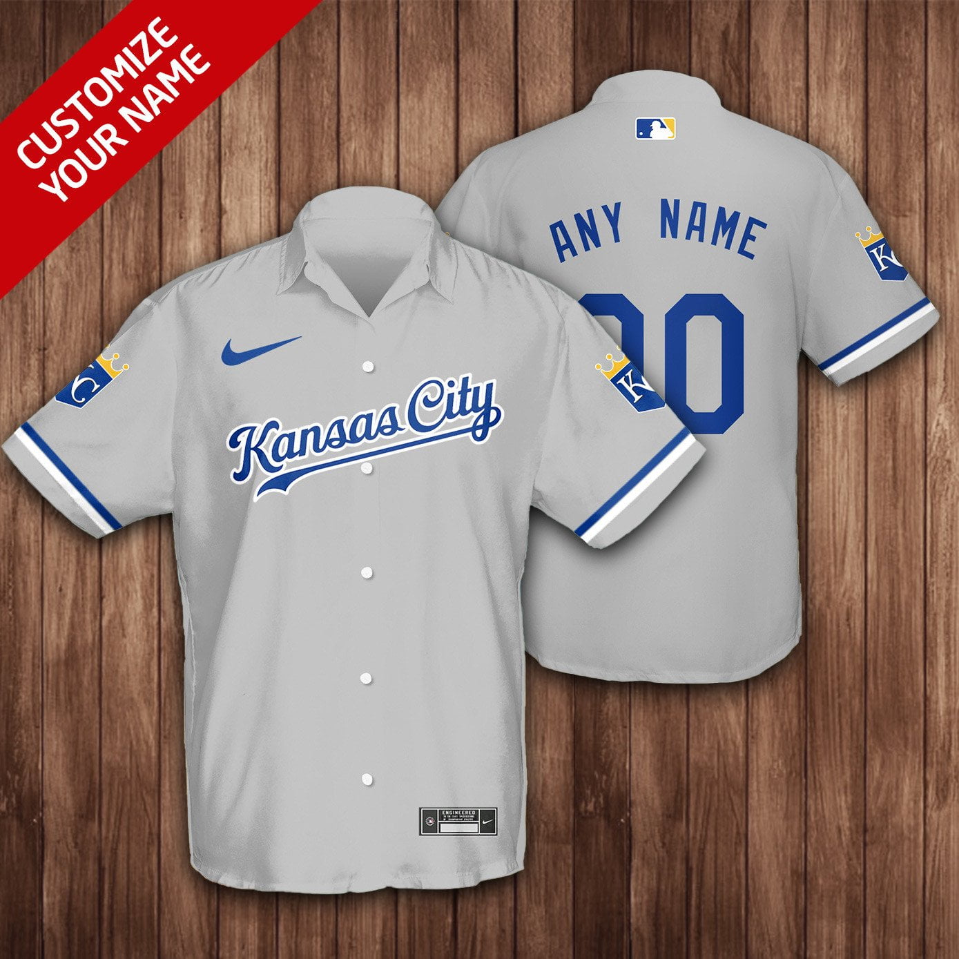 Kansas City Royals Hawaiian Shirt - Famjoys Kansas City Royals Hawaiian Shirt - Famjoys