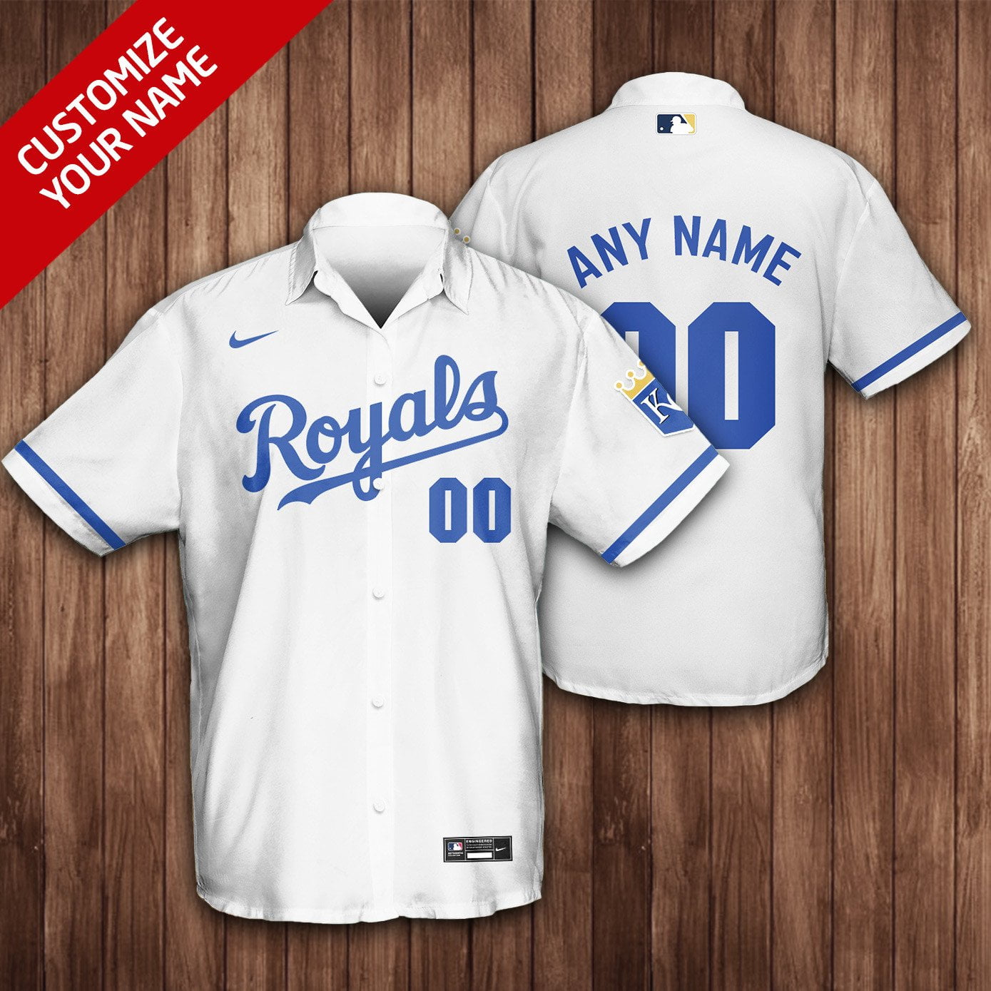 Kansas City Royals Hawaiian Shirt - Famjoys Kansas City Royals Hawaiian Shirt - Famjoys