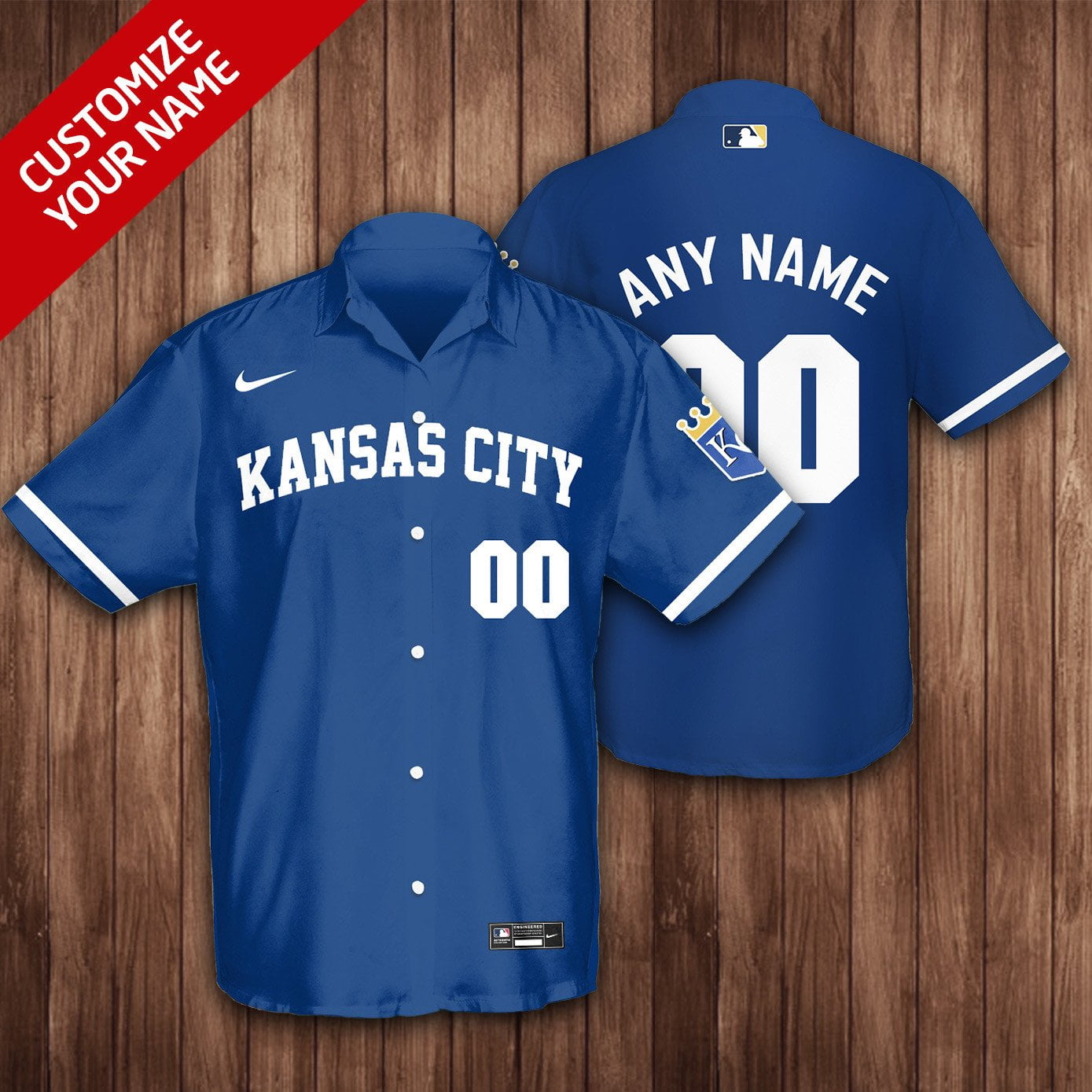 Kansas City Royals Hawaiian Shirt - Famjoys Kansas City Royals Hawaiian Shirt - Famjoys