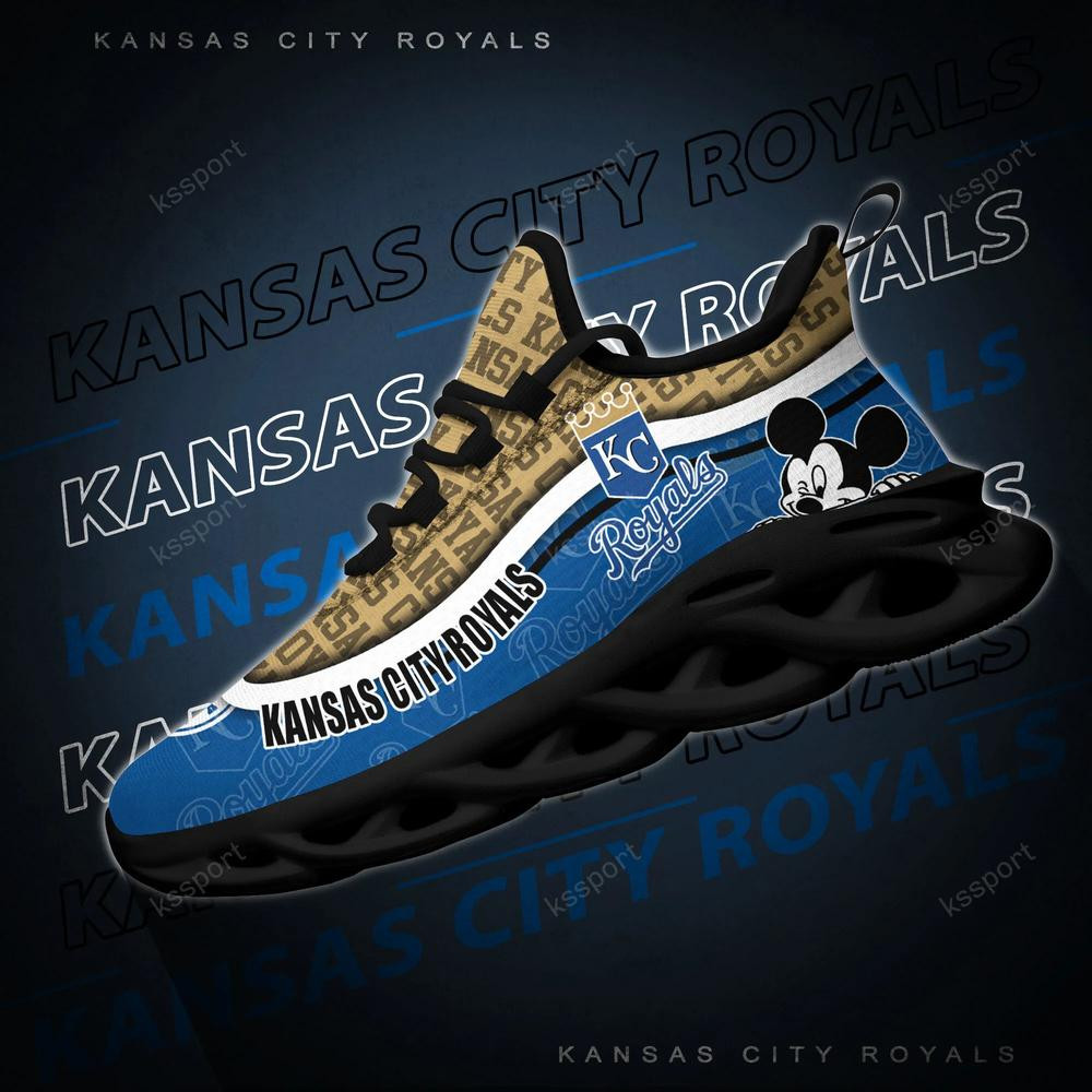 Kansas City Royals Max Soul Clunky Sneakers - Famjoys Kansas City Royals Max Soul Clunky Sneakers - Famjoys