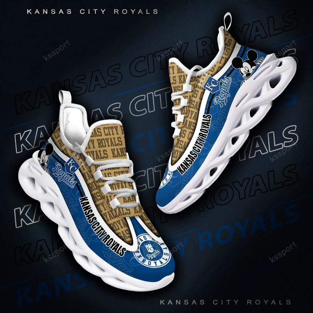 Kansas City Royals Max Soul Clunky Sneakers - Famjoys Kansas City Royals Max Soul Clunky Sneakers - Famjoys