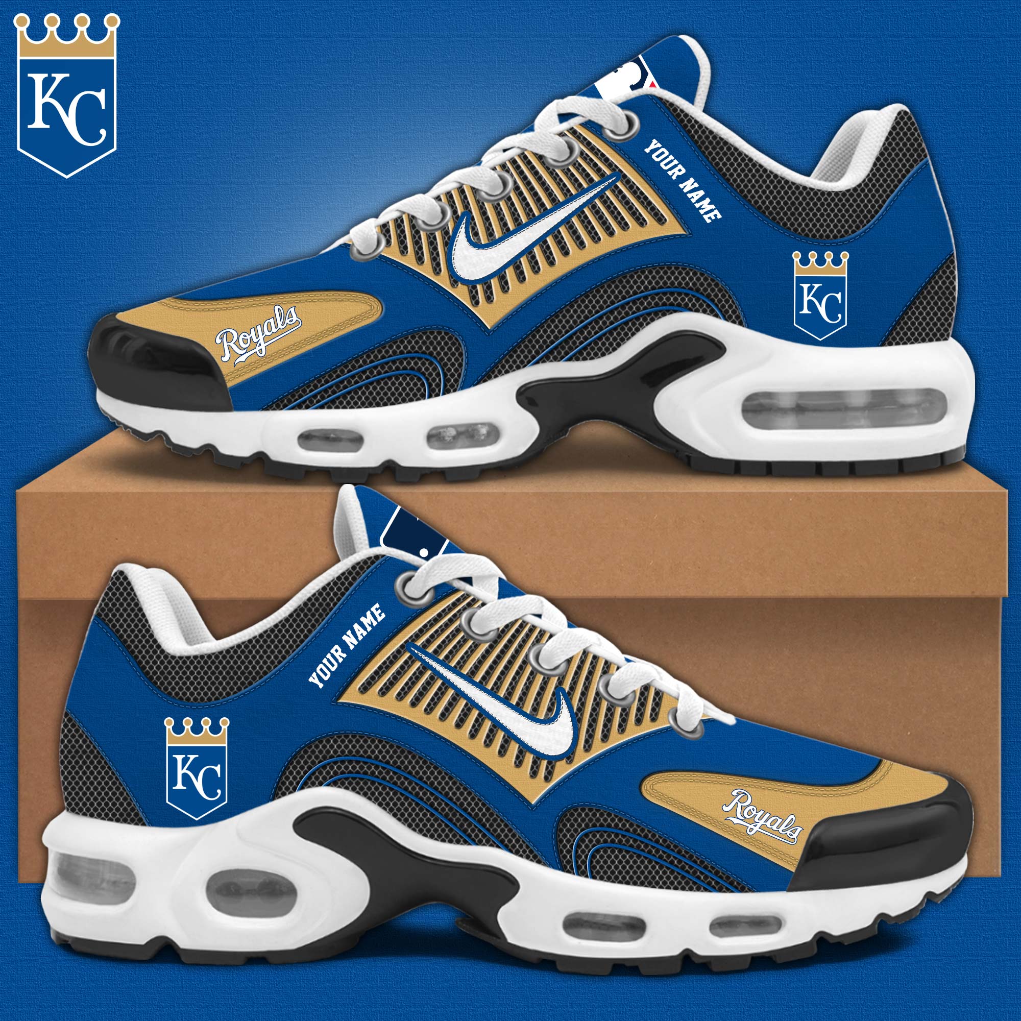 Kansas City Royals Sneaker 2025 - Famjoys Kansas City Royals Sneaker 2025 - Famjoys