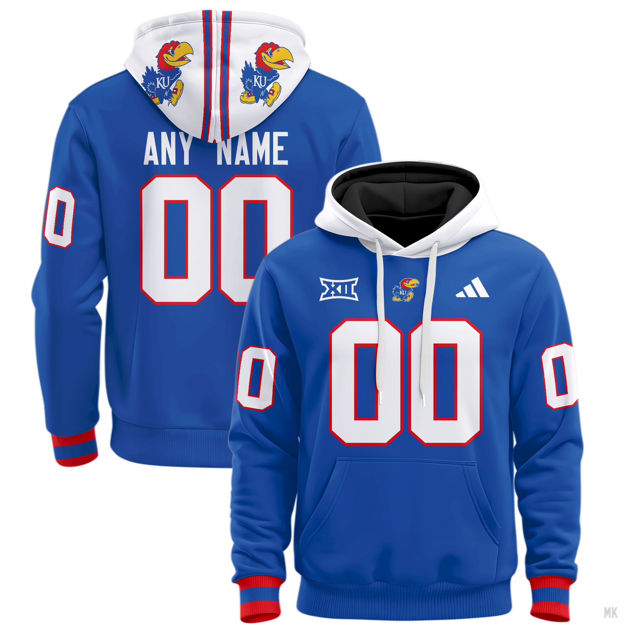 Kansas Jayhawks Football Hoodie - Famjoys Kansas Jayhawks Football Hoodie - Famjoys