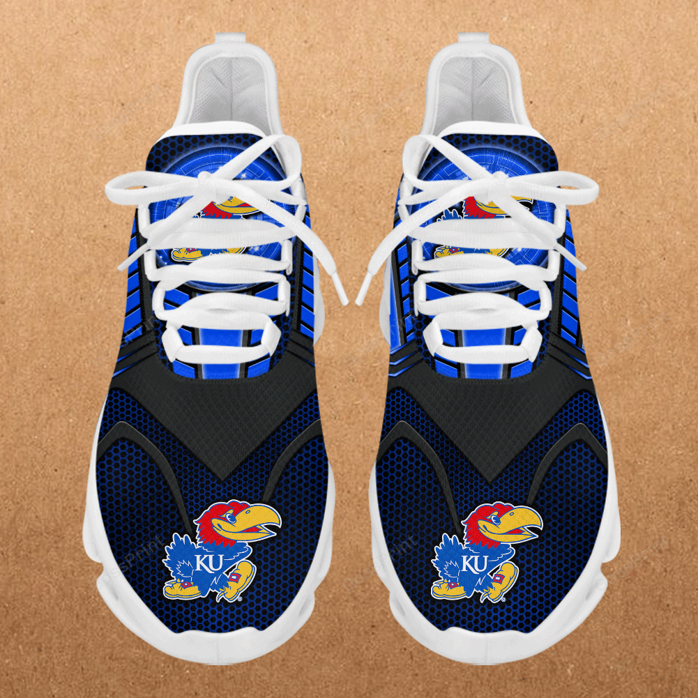 Kansas Jayhawks Running Shoes Ver 1 - Famjoys Kansas Jayhawks Running Shoes Ver 1 - Famjoys