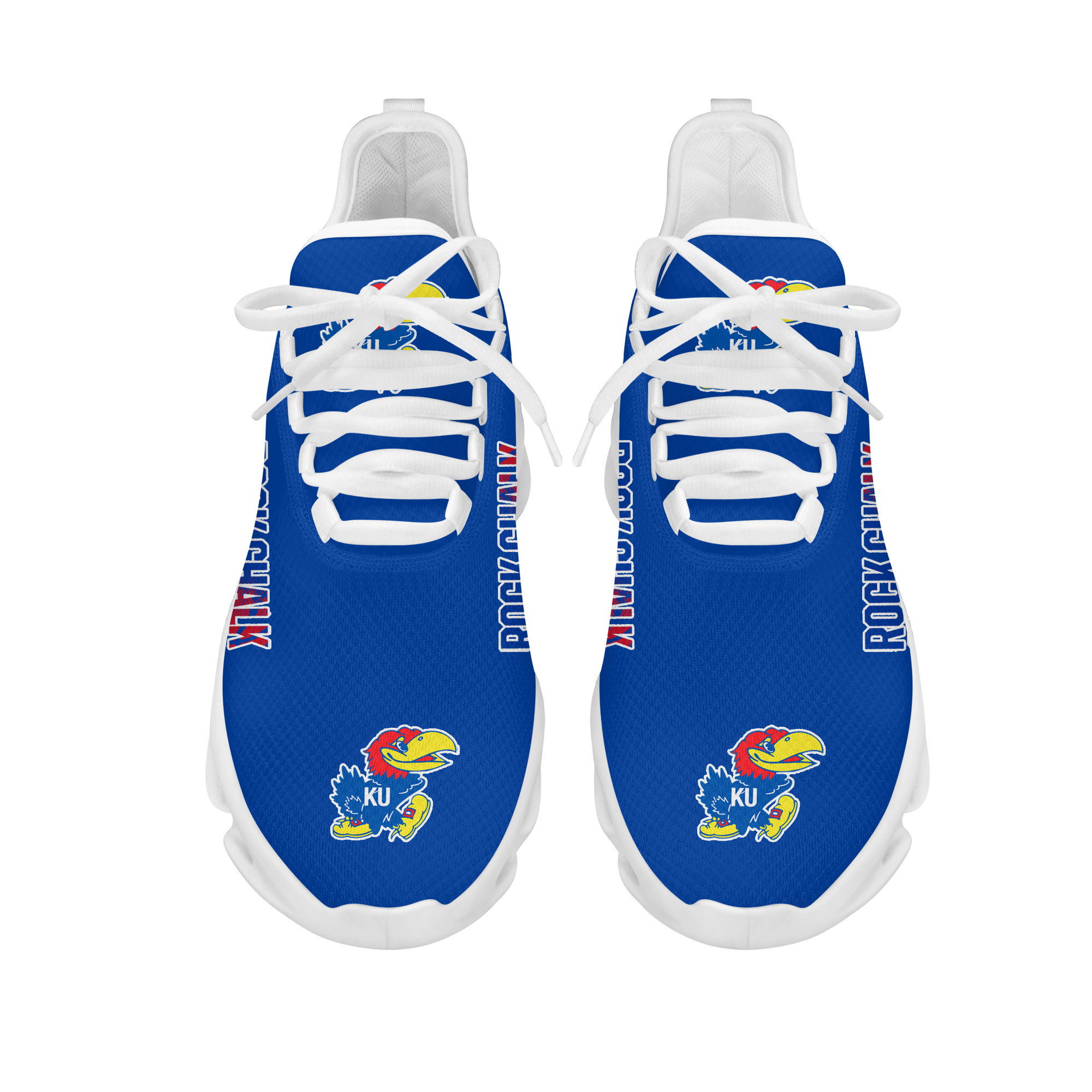 Kansas Jayhawks Running Shoes Ver 8 - Famjoys Kansas Jayhawks Running Shoes Ver 8 - Famjoys