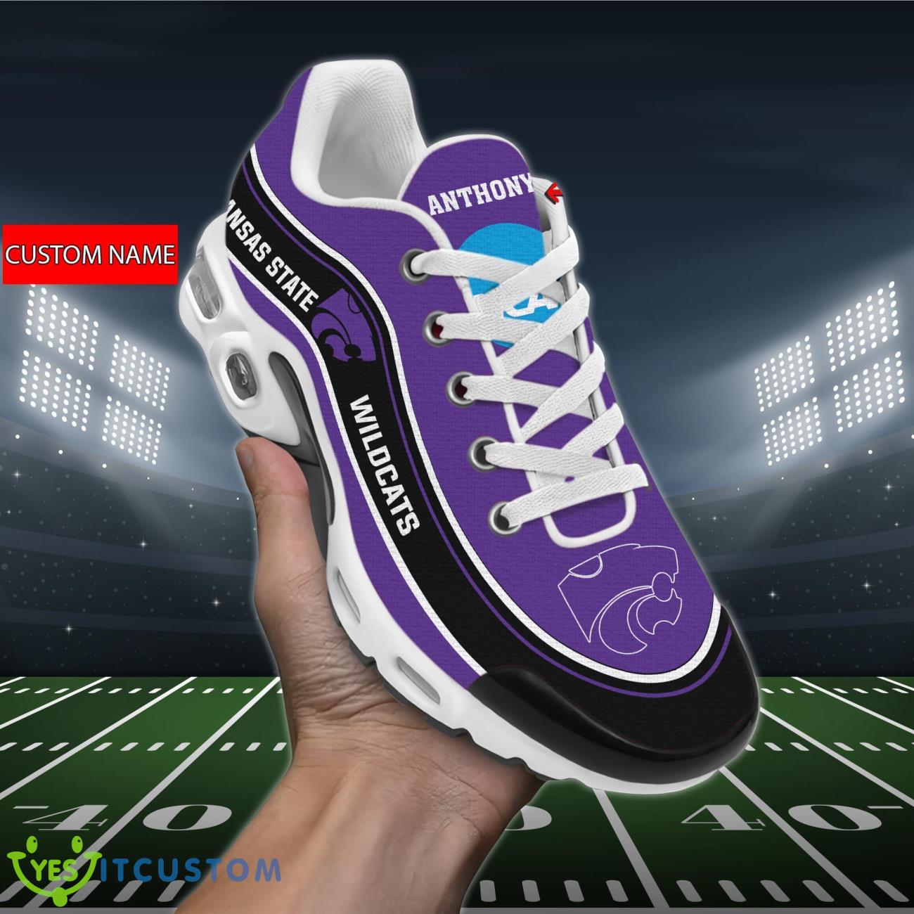 Kansas State Wildcats NCAA Personalized Name Air Cushion Sports Shoes Sneaker KLTNS220316 - Famjoys Kansas State Wildcats NCAA Personalized Name Air Cushion Sports Shoes Sneaker KLTNS220316 - Famjoys