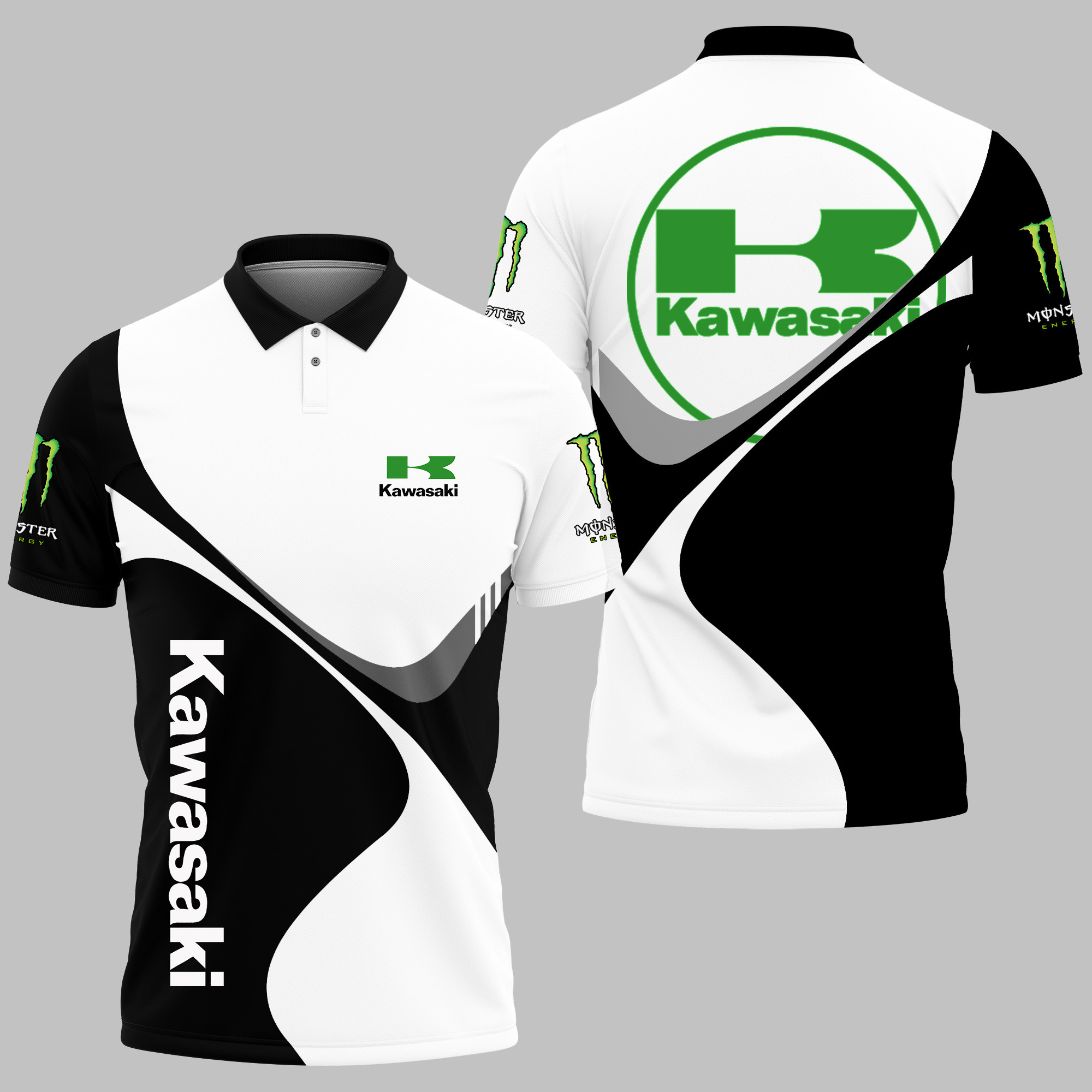 Kawasaki Polo Shirt Ver 1 - Famjoys Kawasaki Polo Shirt Ver 1 - Famjoys