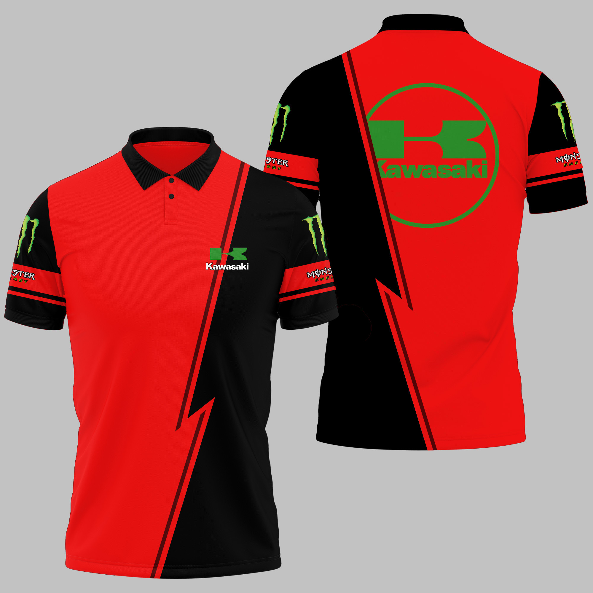 Kawasaki Polo Shirt Ver 3 - Famjoys Kawasaki Polo Shirt Ver 3 - Famjoys