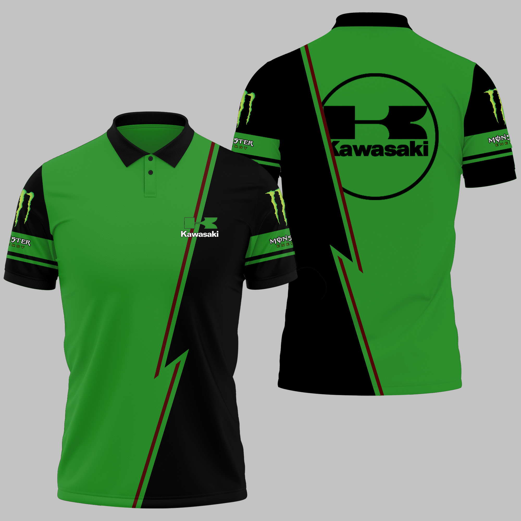 Kawasaki Polo Shirt Ver 3 - Famjoys Kawasaki Polo Shirt Ver 3 - Famjoys