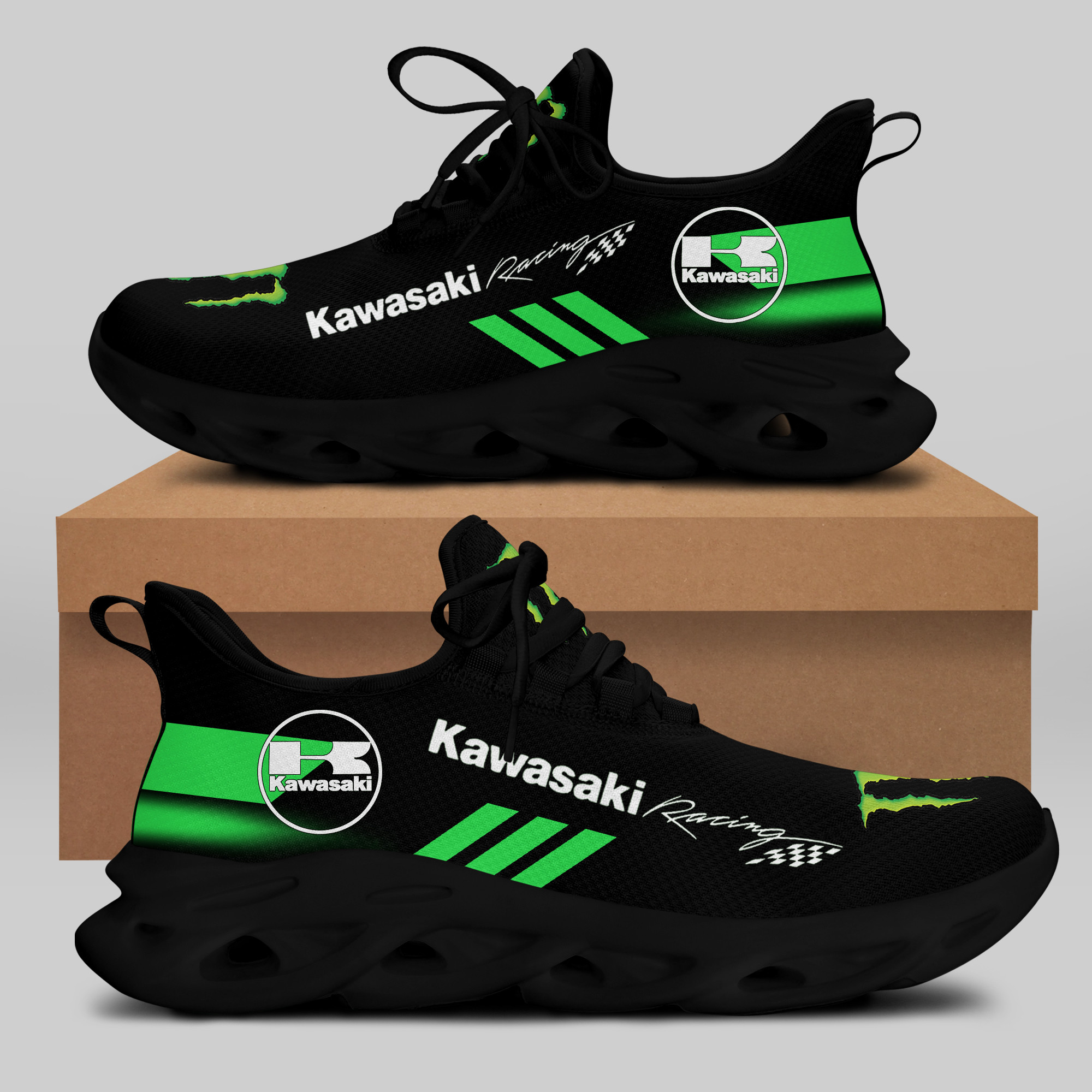 Kawasaki Racing Sneakers RUNNING SHOES VER 41 - Famjoys Kawasaki Racing Sneakers RUNNING SHOES VER 41 - Famjoys