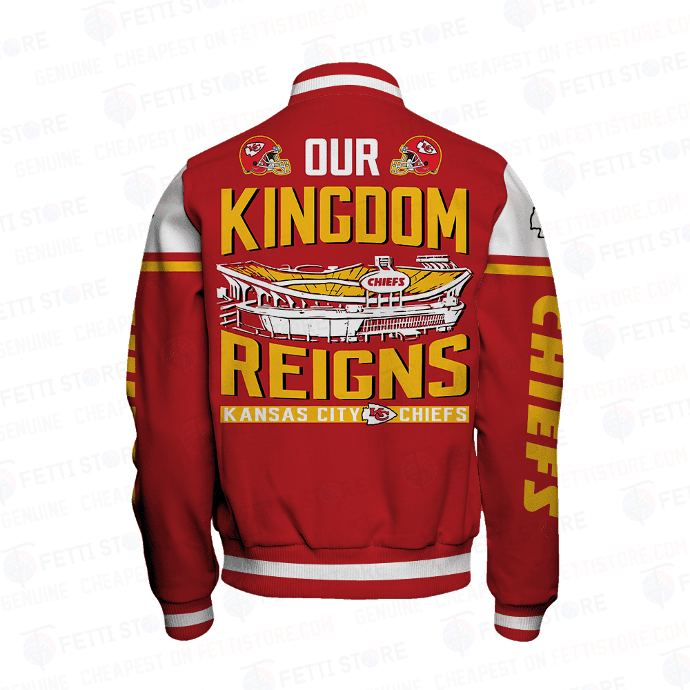 KCC Run It Back New Design Print Varsity Jacket - Famjoys KCC Run It Back New Design Print Varsity Jacket - Famjoys