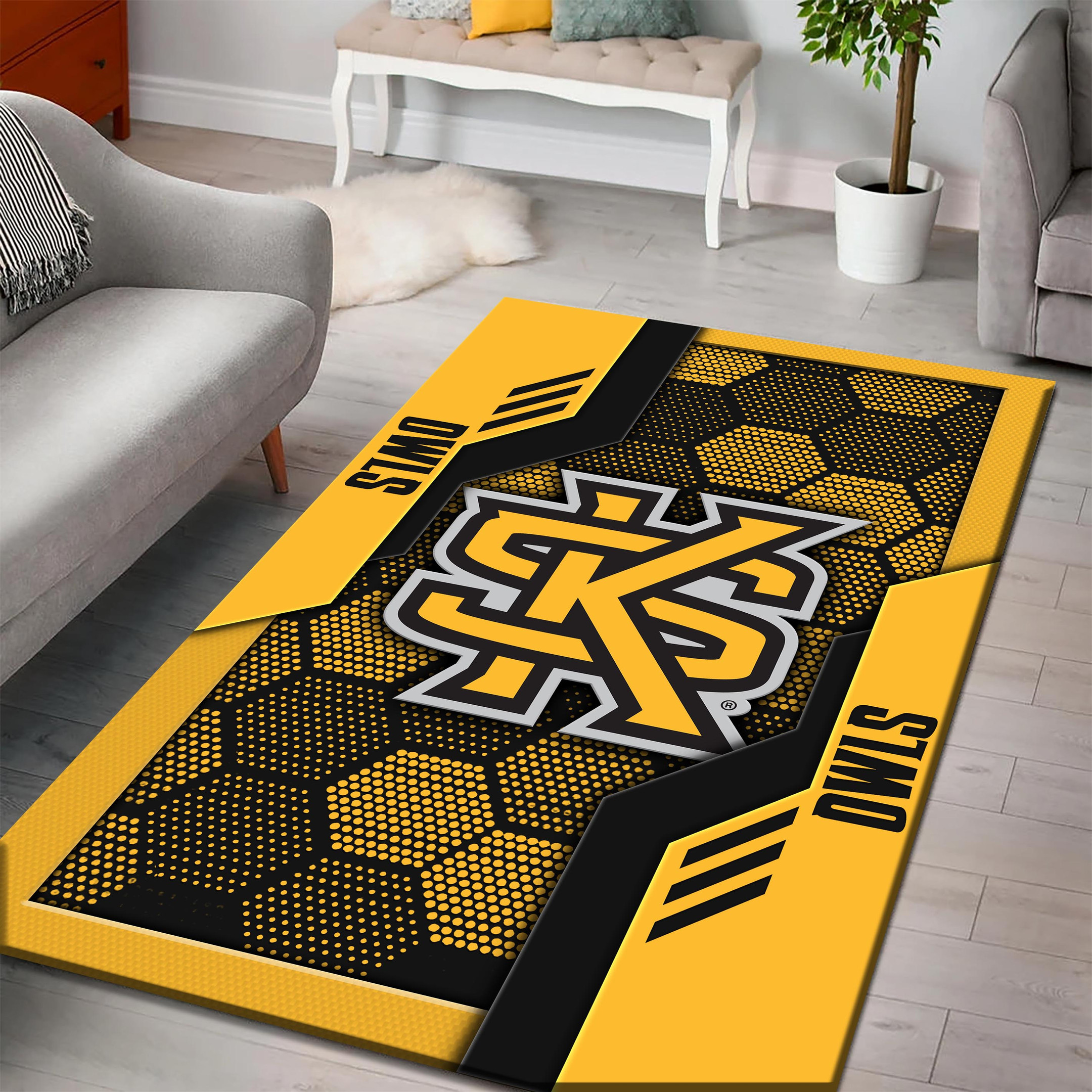 Kennesaw State Owls Area Rugs 3758 - Famjoys Kennesaw State Owls Area Rugs 3758 - Famjoys