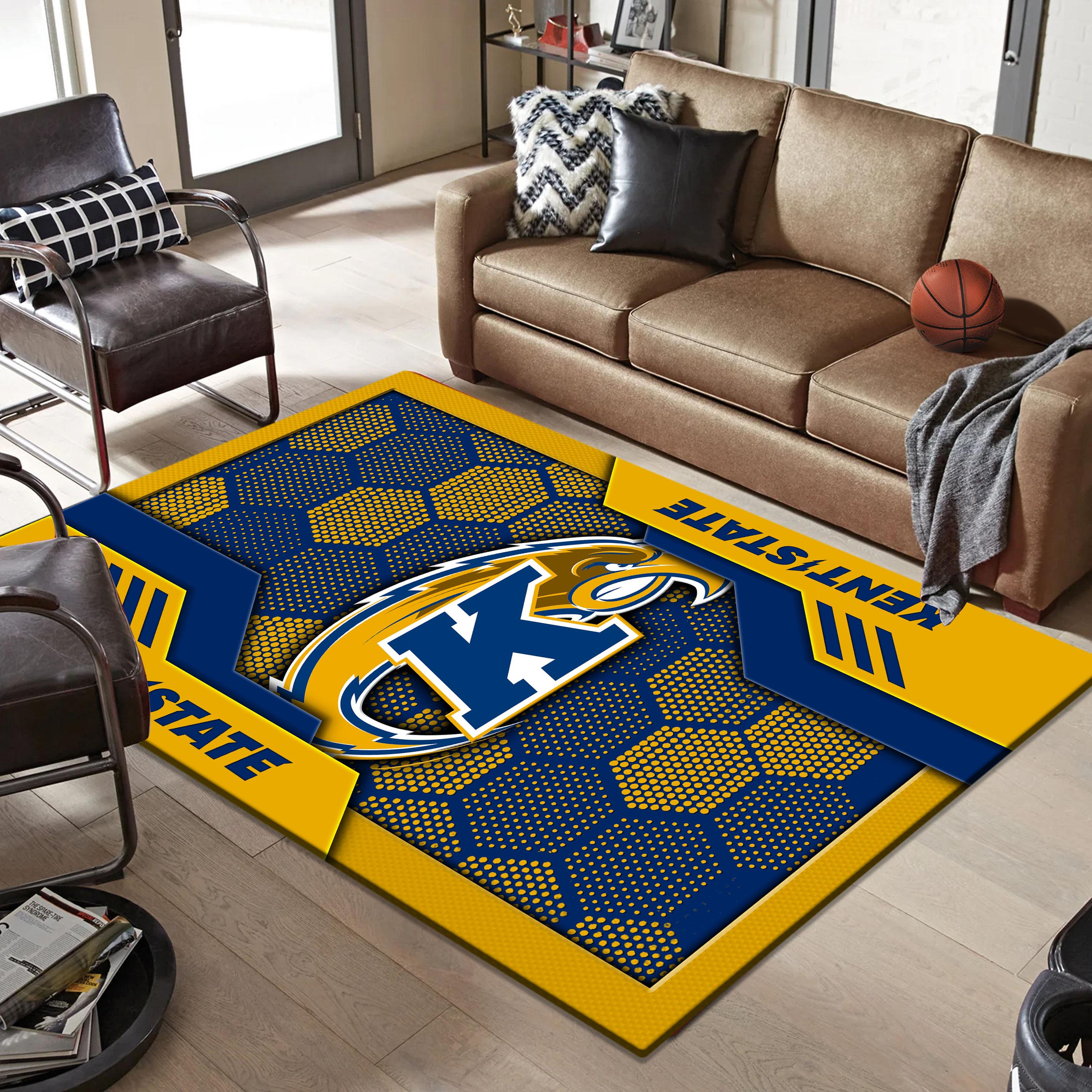 Kent State Golden Flashes Area Rugs 3772 - Famjoys Kent State Golden Flashes Area Rugs 3772 - Famjoys
