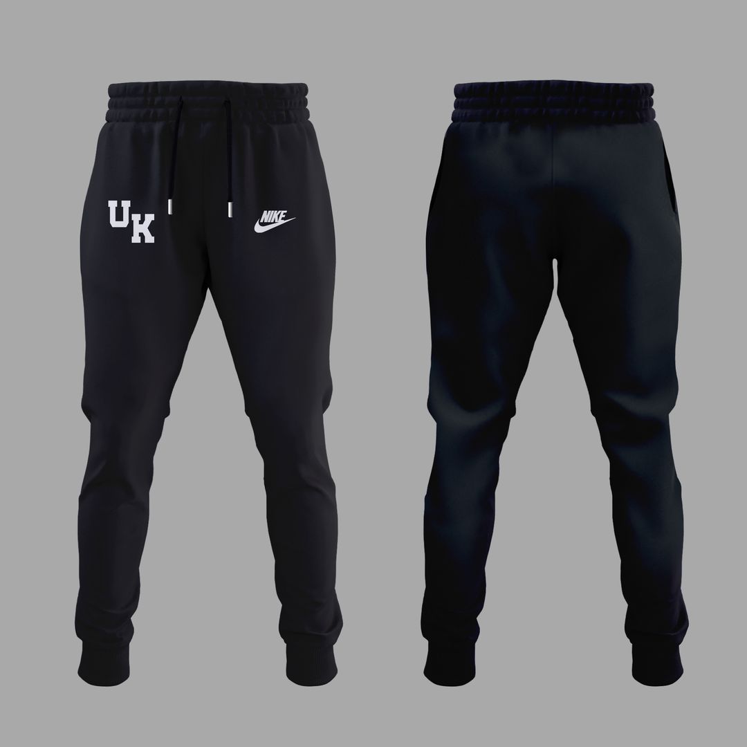 Kentucky All Black Basketball Zip Hoodie - Famjoys Kentucky All Black Basketball Zip Hoodie - Famjoys