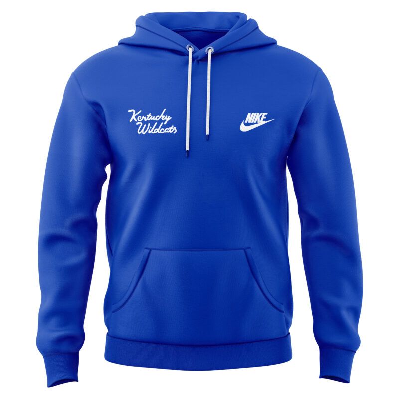 Kentucky All Blue Basketball Hoodie - Famjoys Kentucky All Blue Basketball Hoodie - Famjoys