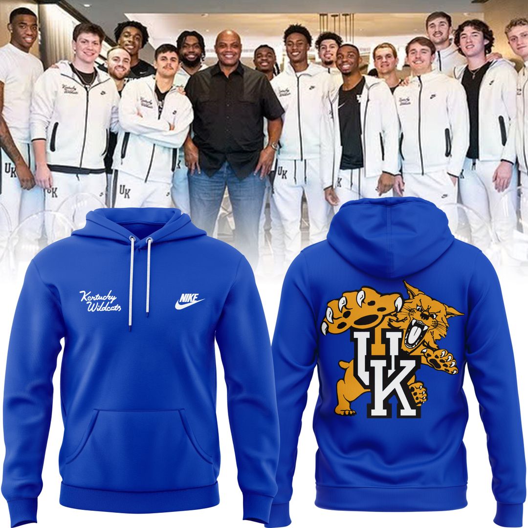 Kentucky All Blue Basketball Hoodie - Famjoys Kentucky All Blue Basketball Hoodie - Famjoys