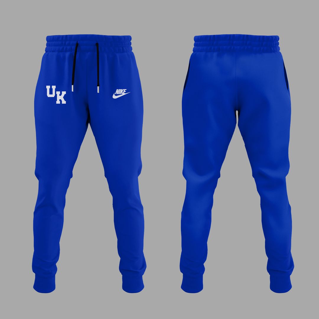 Kentucky All Blue Basketball Hoodie - Famjoys Kentucky All Blue Basketball Hoodie - Famjoys