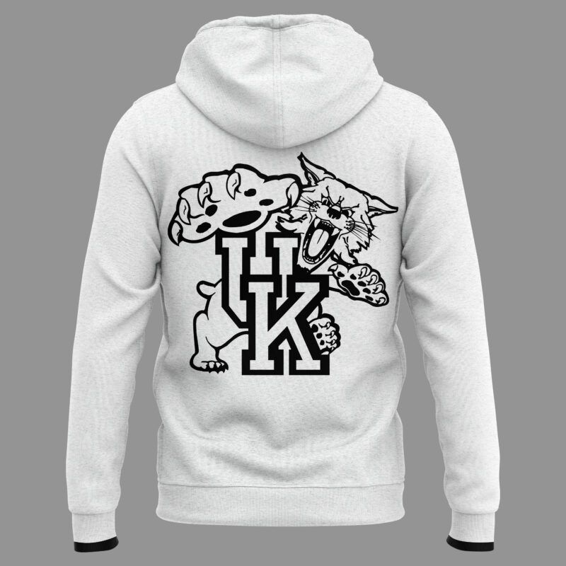 Kentucky Black And White Basketball Hoodie - Famjoys Kentucky Black And White Basketball Hoodie - Famjoys