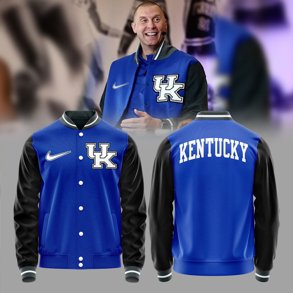 Kentucky Men Basketball Bomber Jacket+NT16102408ID10DS10 - Famjoys Kentucky Men Basketball Bomber Jacket+NT16102408ID10DS10 - Famjoys