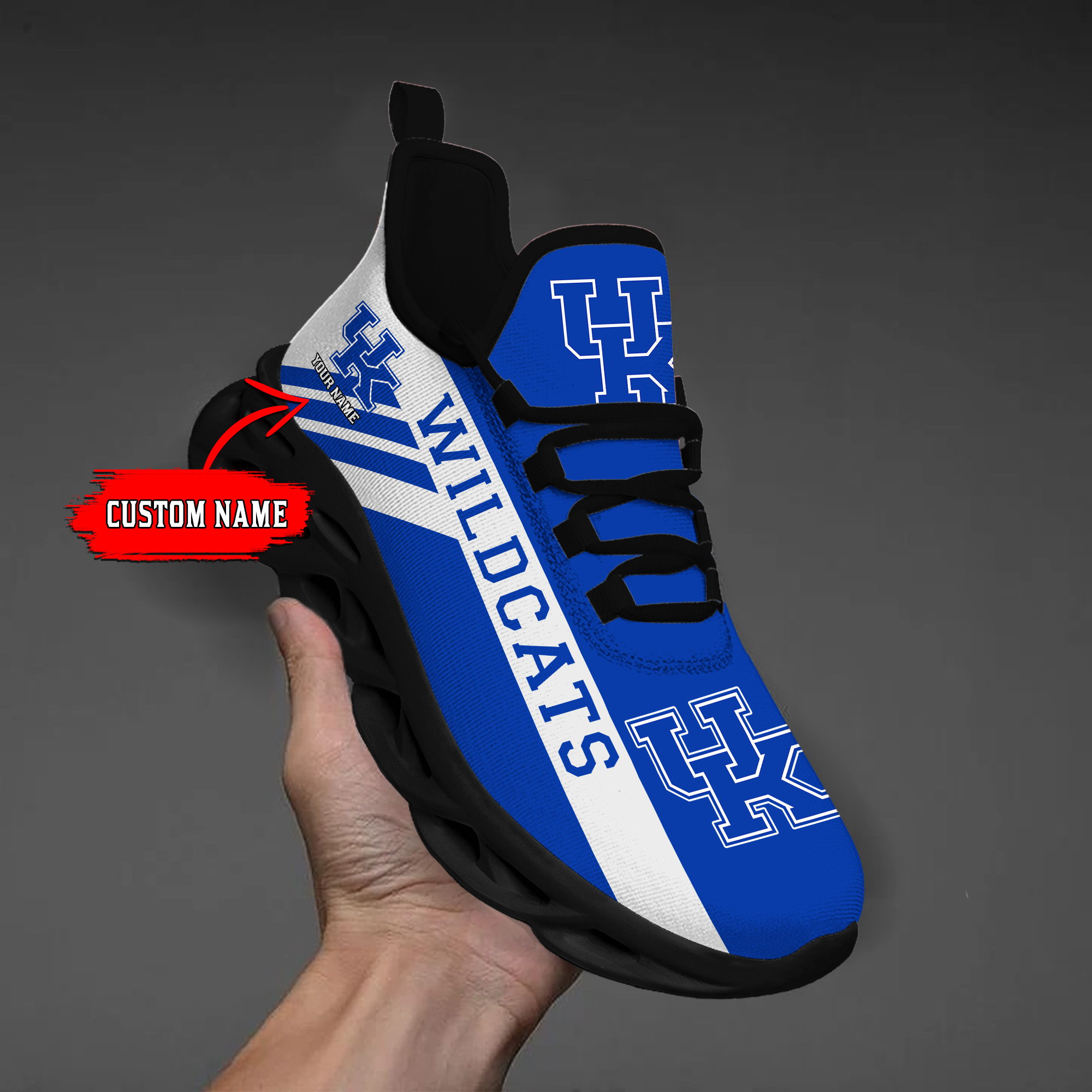 Kentucky Wildcats Custom Name PERSONALIZED MAX SOUL SHOES DS004 - Famjoys Kentucky Wildcats Custom Name PERSONALIZED MAX SOUL SHOES DS004 - Famjoys
