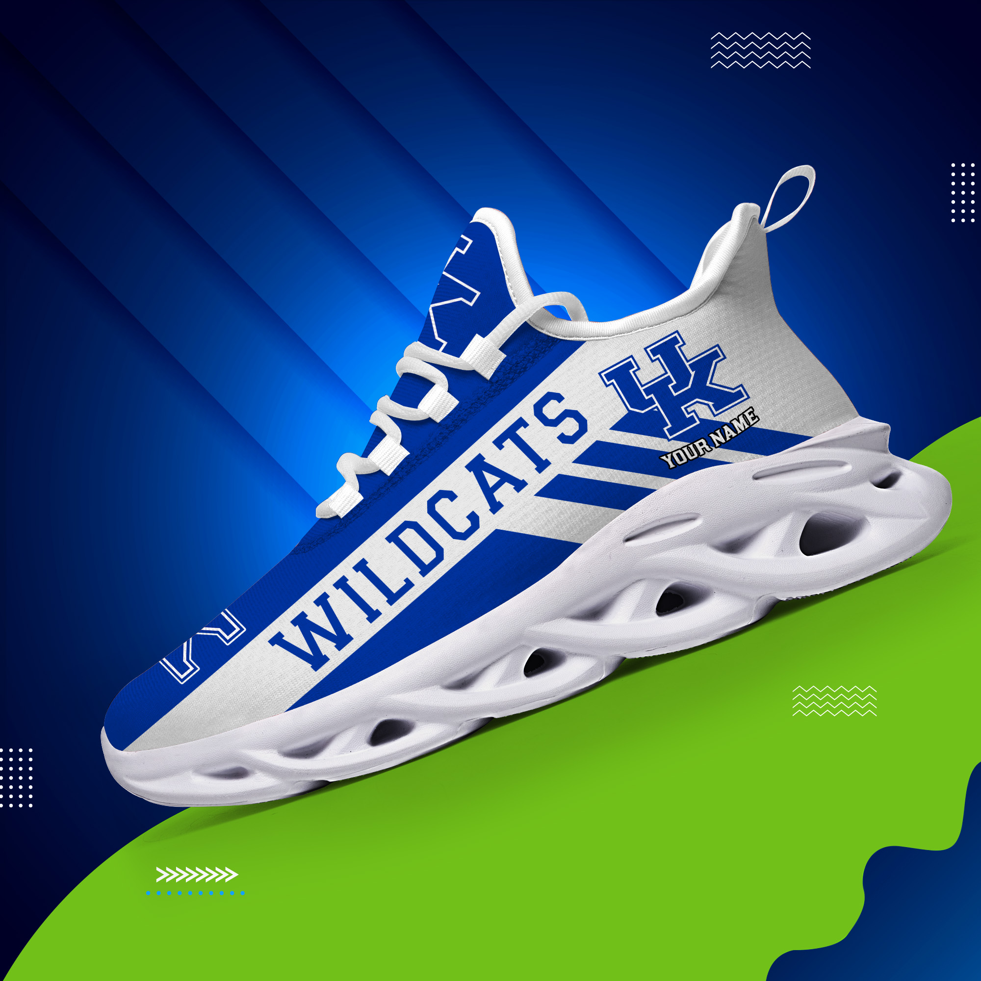 Kentucky Wildcats Custom Name PERSONALIZED MAX SOUL SHOES DS004 - Famjoys Kentucky Wildcats Custom Name PERSONALIZED MAX SOUL SHOES DS004 - Famjoys