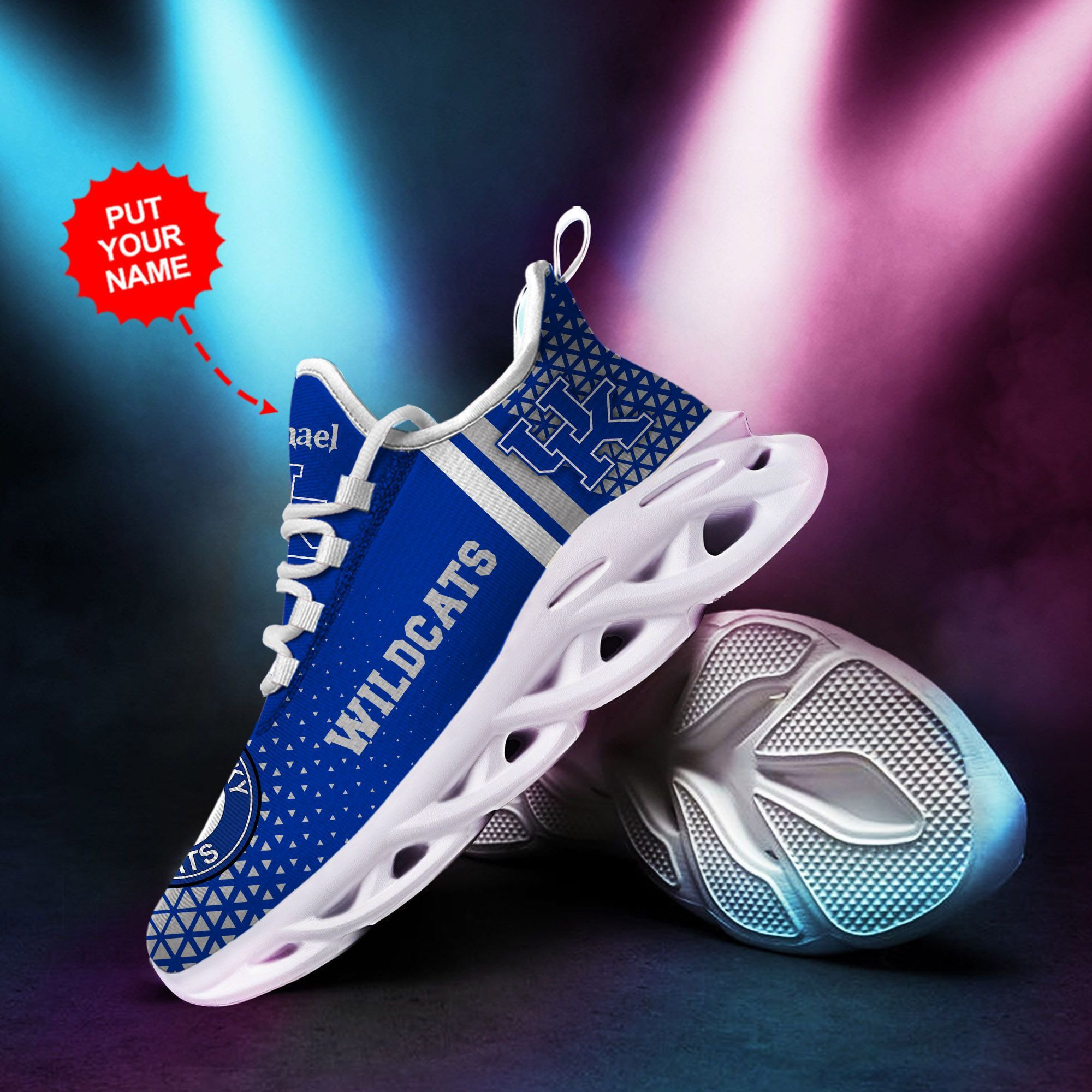 Kentucky Wildcats Custom Personalized Max Soul Sneakers Shoes - Famjoys Kentucky Wildcats Custom Personalized Max Soul Sneakers Shoes - Famjoys