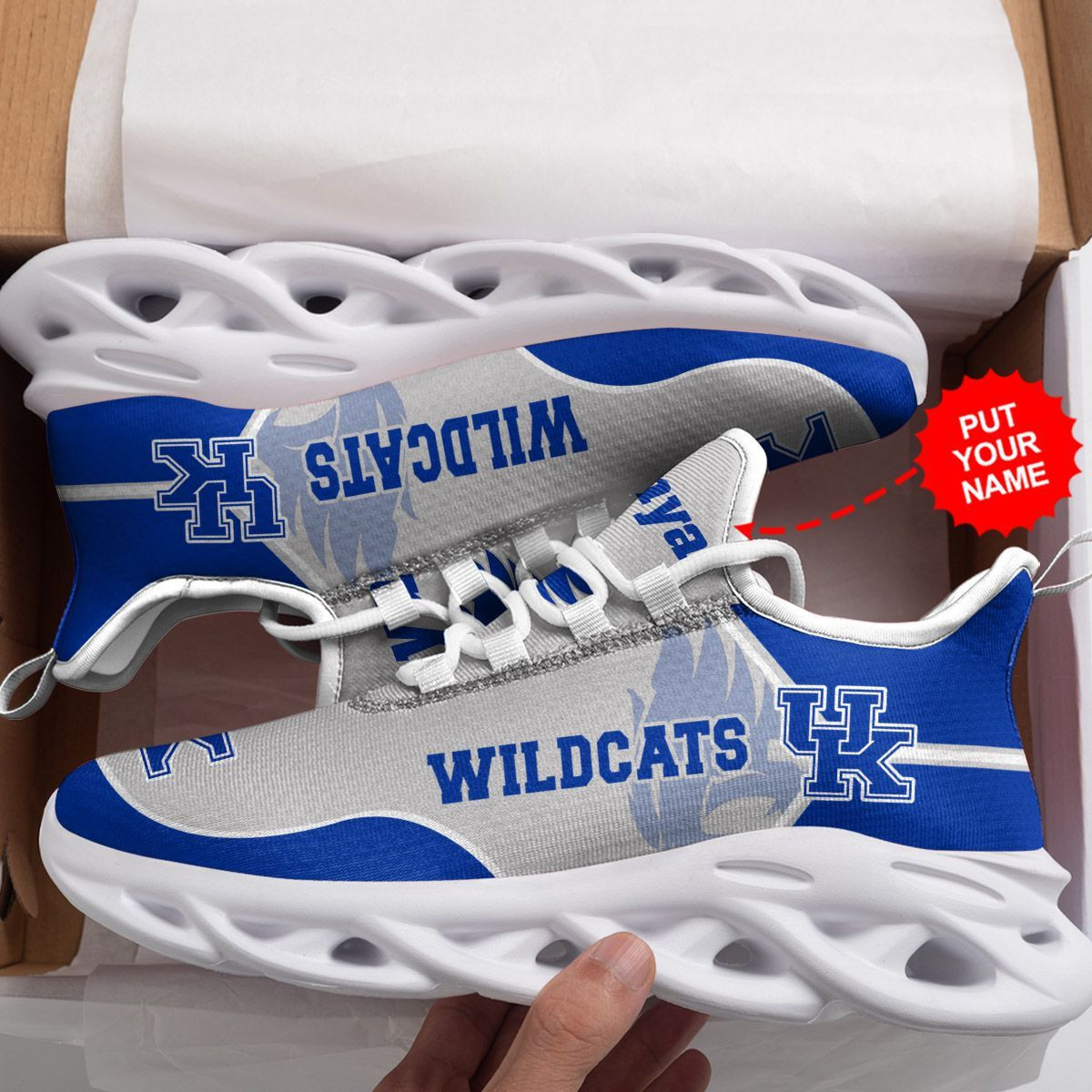 Kentucky Wildcats Custom Personalized Max Soul Sneakers Shoes - Famjoys Kentucky Wildcats Custom Personalized Max Soul Sneakers Shoes - Famjoys