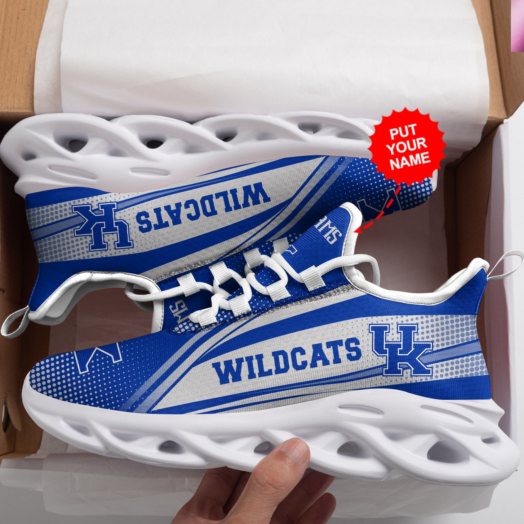 Kentucky Wildcats Custom Personalized Max Soul Sneakers Shoes - Famjoys Kentucky Wildcats Custom Personalized Max Soul Sneakers Shoes - Famjoys