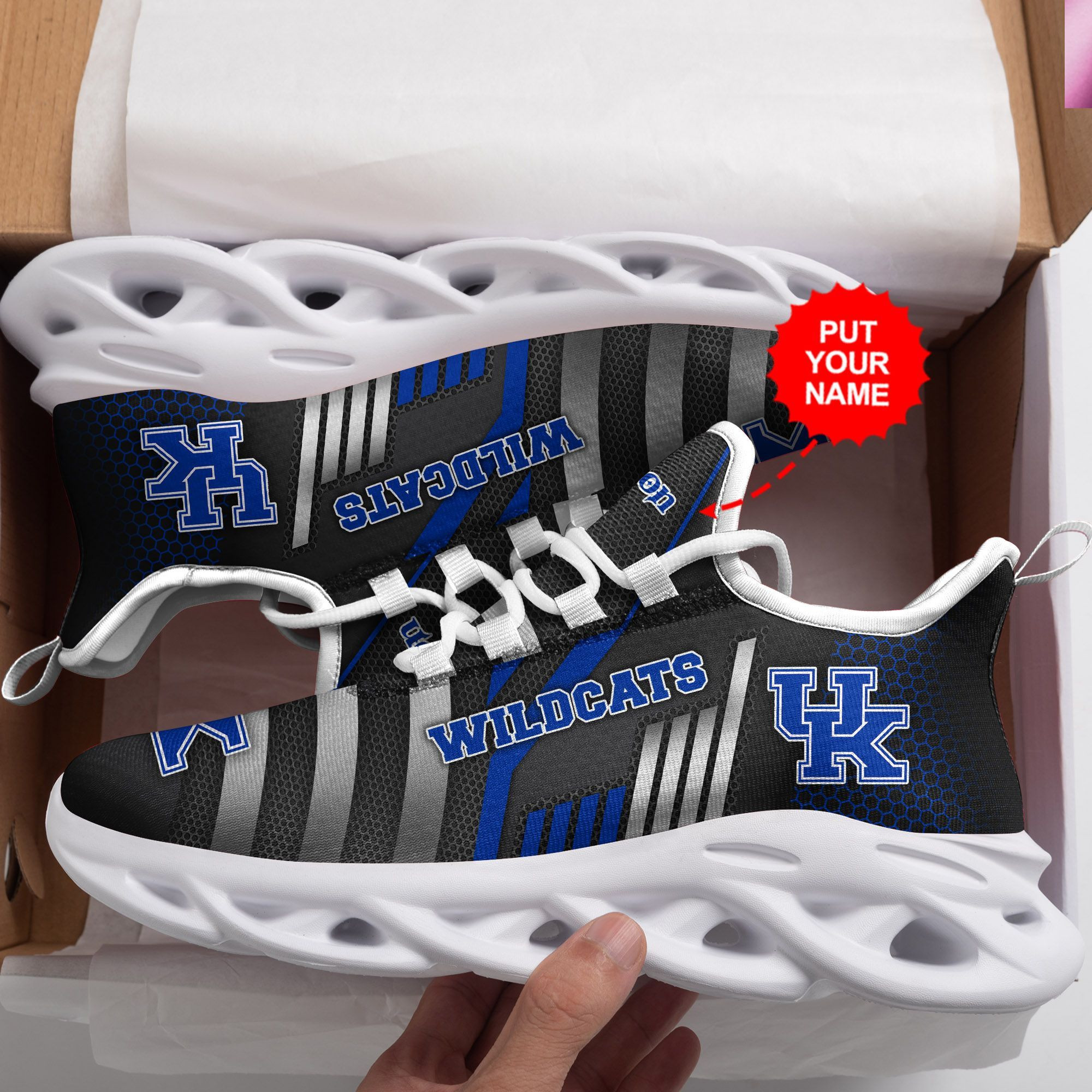 Kentucky Wildcats Custom Personalized Max Soul Sneakers Shoes - Famjoys Kentucky Wildcats Custom Personalized Max Soul Sneakers Shoes - Famjoys