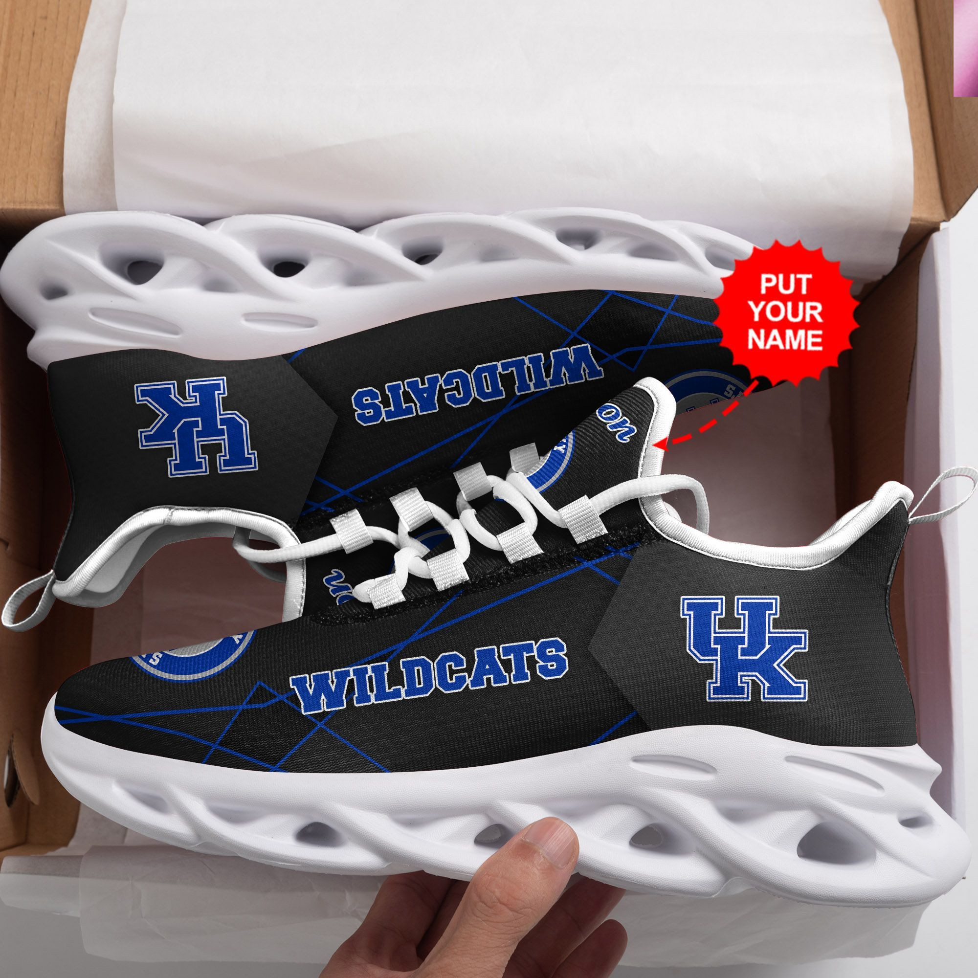 Kentucky Wildcats Custom Personalized Max Soul Sneakers Shoes - Famjoys Kentucky Wildcats Custom Personalized Max Soul Sneakers Shoes - Famjoys