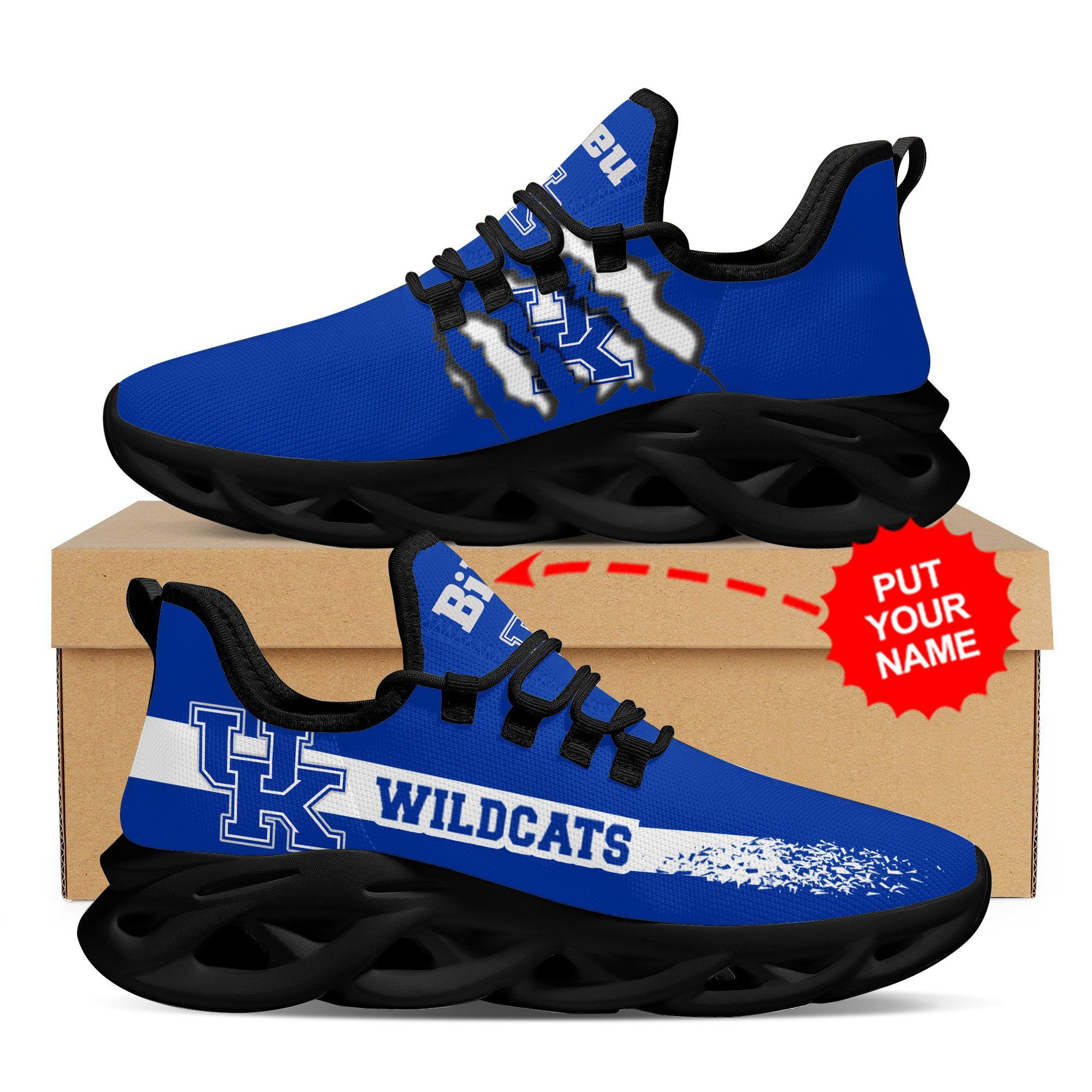 Kentucky Wildcats Custom Personalized Max Soul Sneakers Shoes - Famjoys Kentucky Wildcats Custom Personalized Max Soul Sneakers Shoes - Famjoys