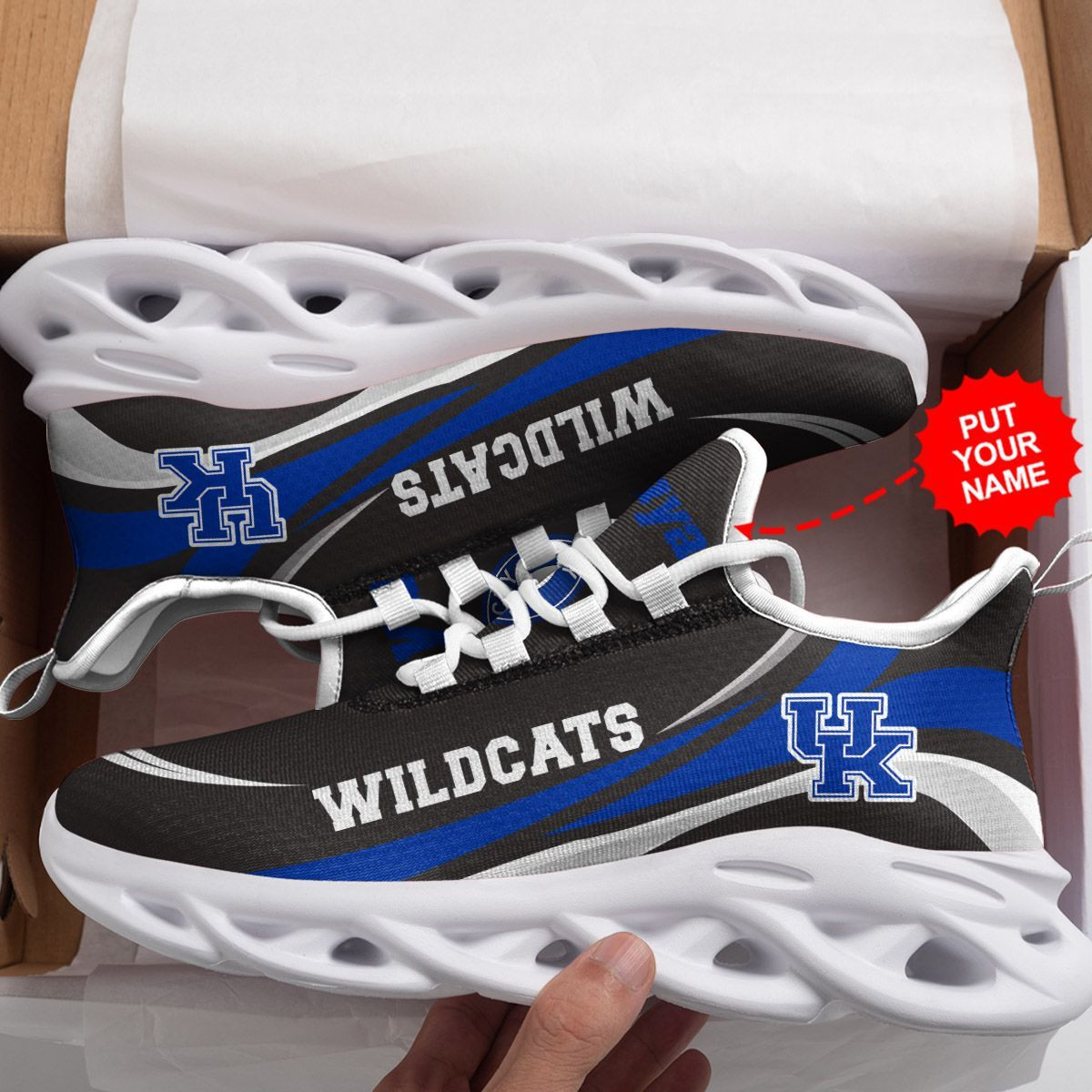 Kentucky Wildcats Custom Personalized Max Soul Sneakers Shoes - Famjoys Kentucky Wildcats Custom Personalized Max Soul Sneakers Shoes - Famjoys