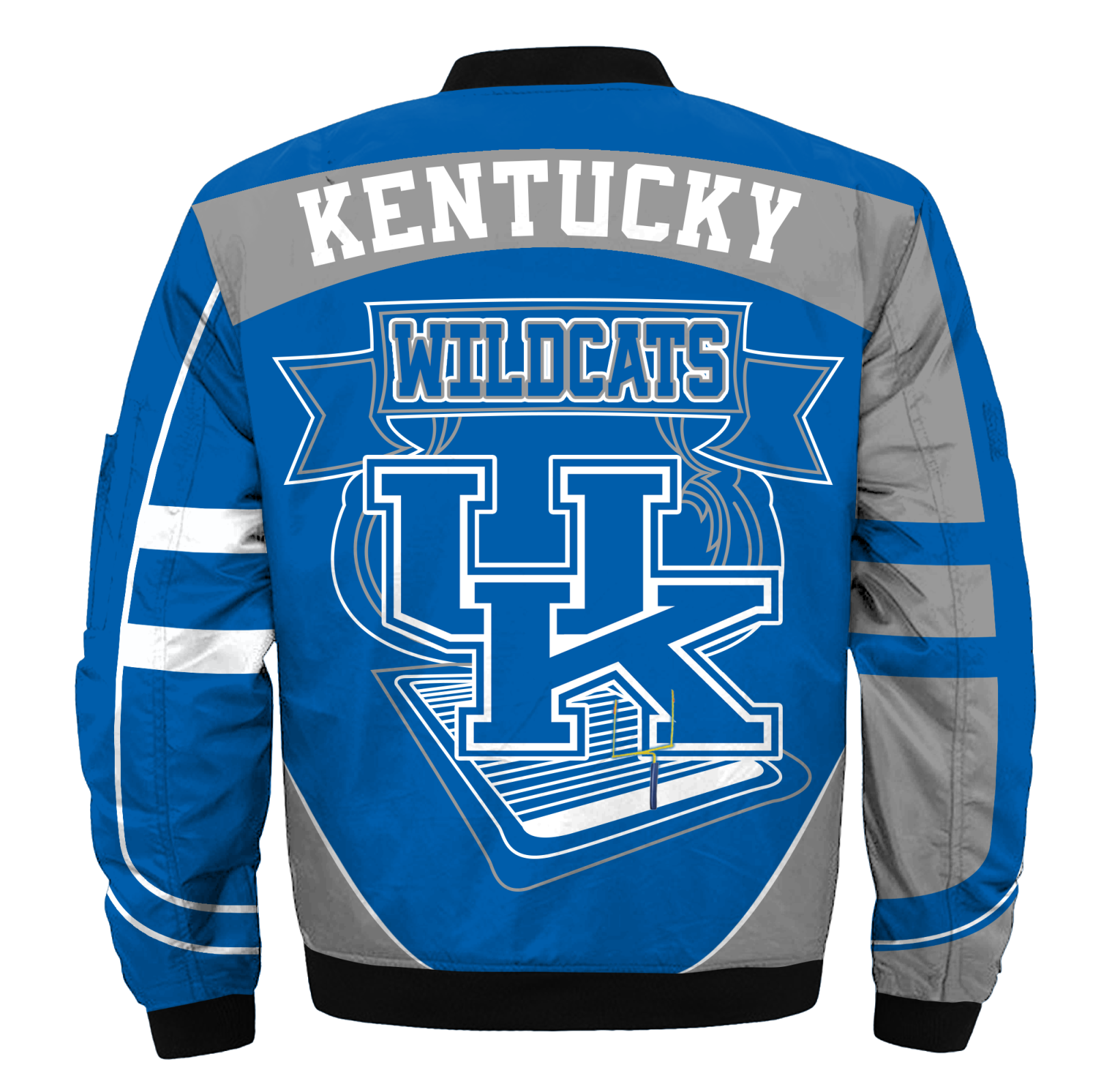 Kentucky Wildcats Jacket 3D Printed Fire Ball - Famjoys Kentucky Wildcats Jacket 3D Printed Fire Ball - Famjoys