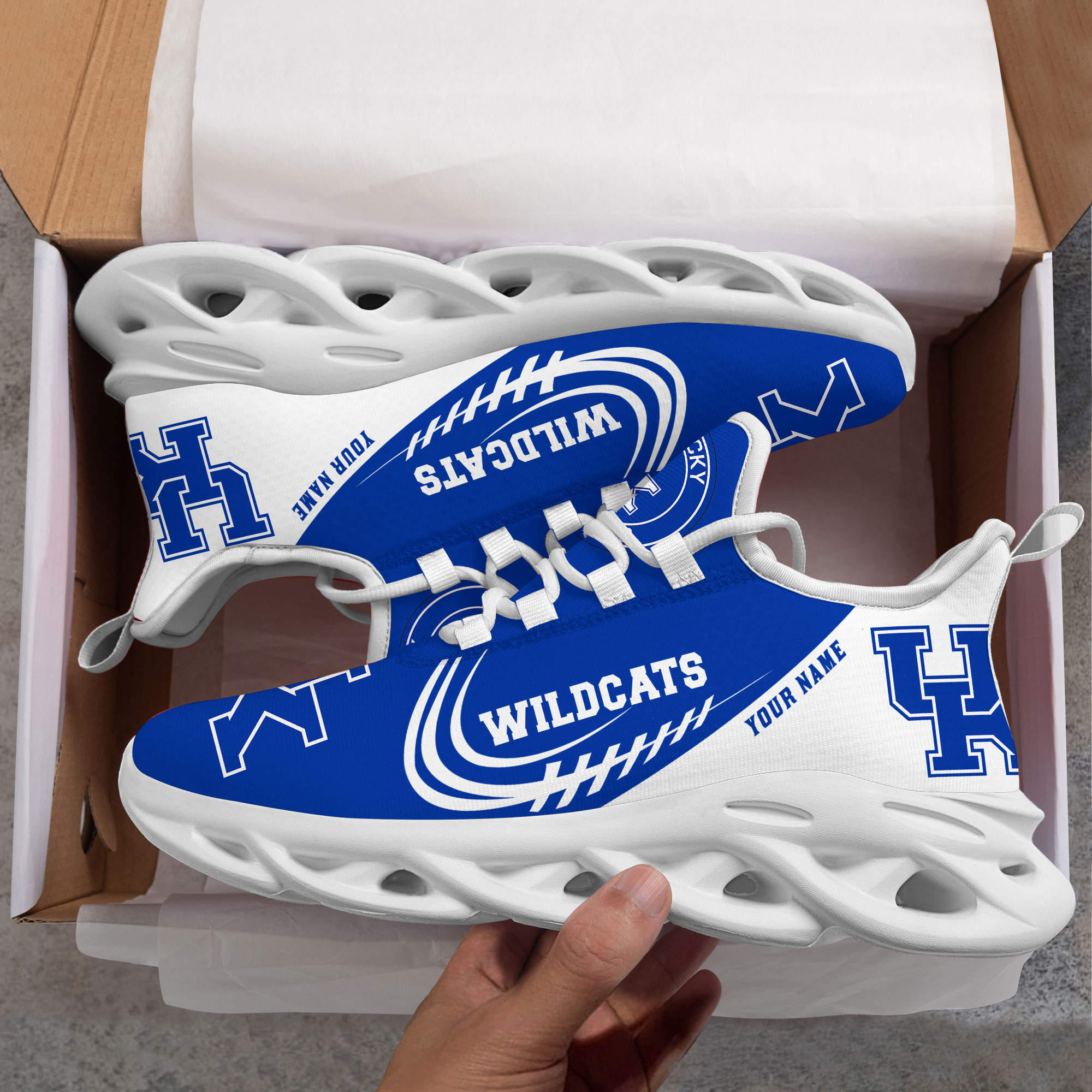 Kentucky Wildcats PERSONALIZED MAX SOUL SHOES T1 - Famjoys Kentucky Wildcats PERSONALIZED MAX SOUL SHOES T1 - Famjoys