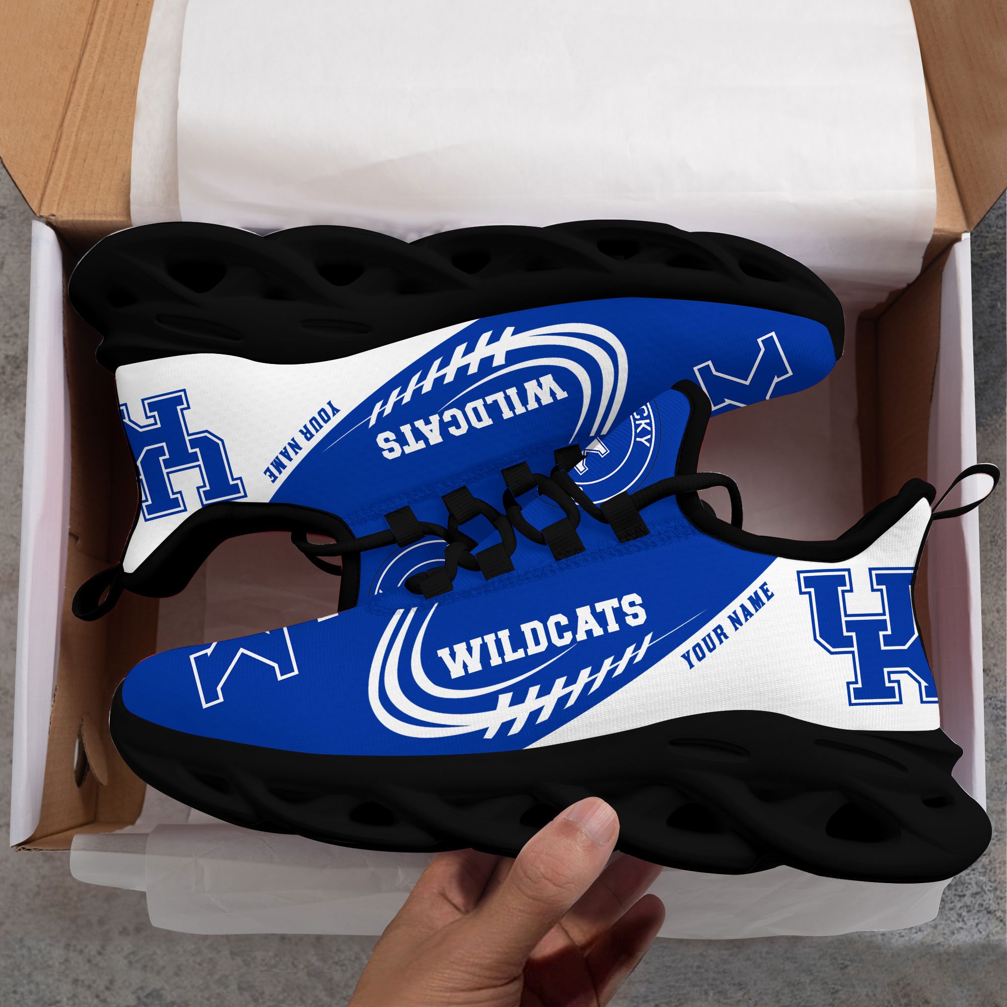 Kentucky Wildcats PERSONALIZED MAX SOUL SHOES T1 - Famjoys Kentucky Wildcats PERSONALIZED MAX SOUL SHOES T1 - Famjoys