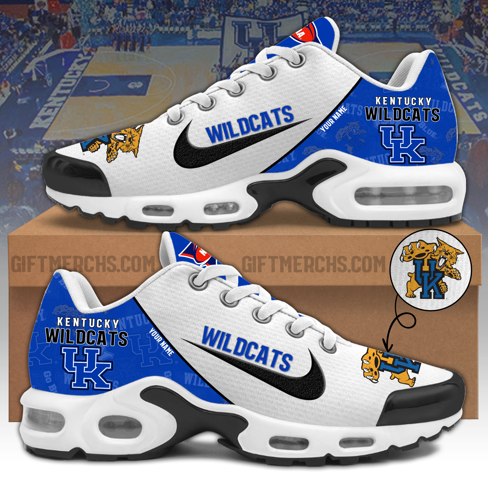 Kentucky Wildcats Personalized Shoes - Famjoys Kentucky Wildcats Personalized Shoes - Famjoys