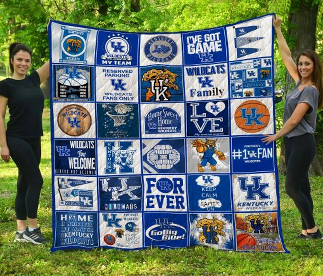 Kentucky Wildcats Quilt Blanket #888 - Famjoys Kentucky Wildcats Quilt Blanket #888 - Famjoys