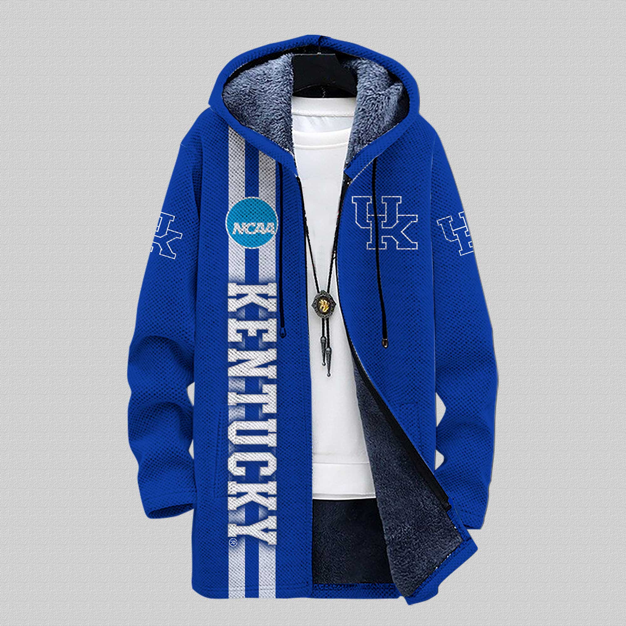 Kentucky Wildcats Unisex Fleece Wind Jacket - Famjoys Kentucky Wildcats Unisex Fleece Wind Jacket - Famjoys