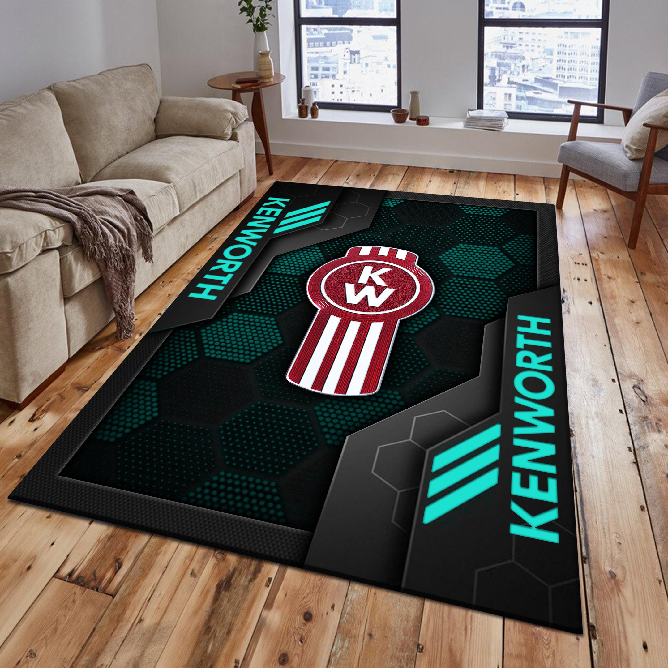 Kenworth Area Rugs 2671 Multicolor - Famjoys Kenworth Area Rugs 2671 Multicolor - Famjoys