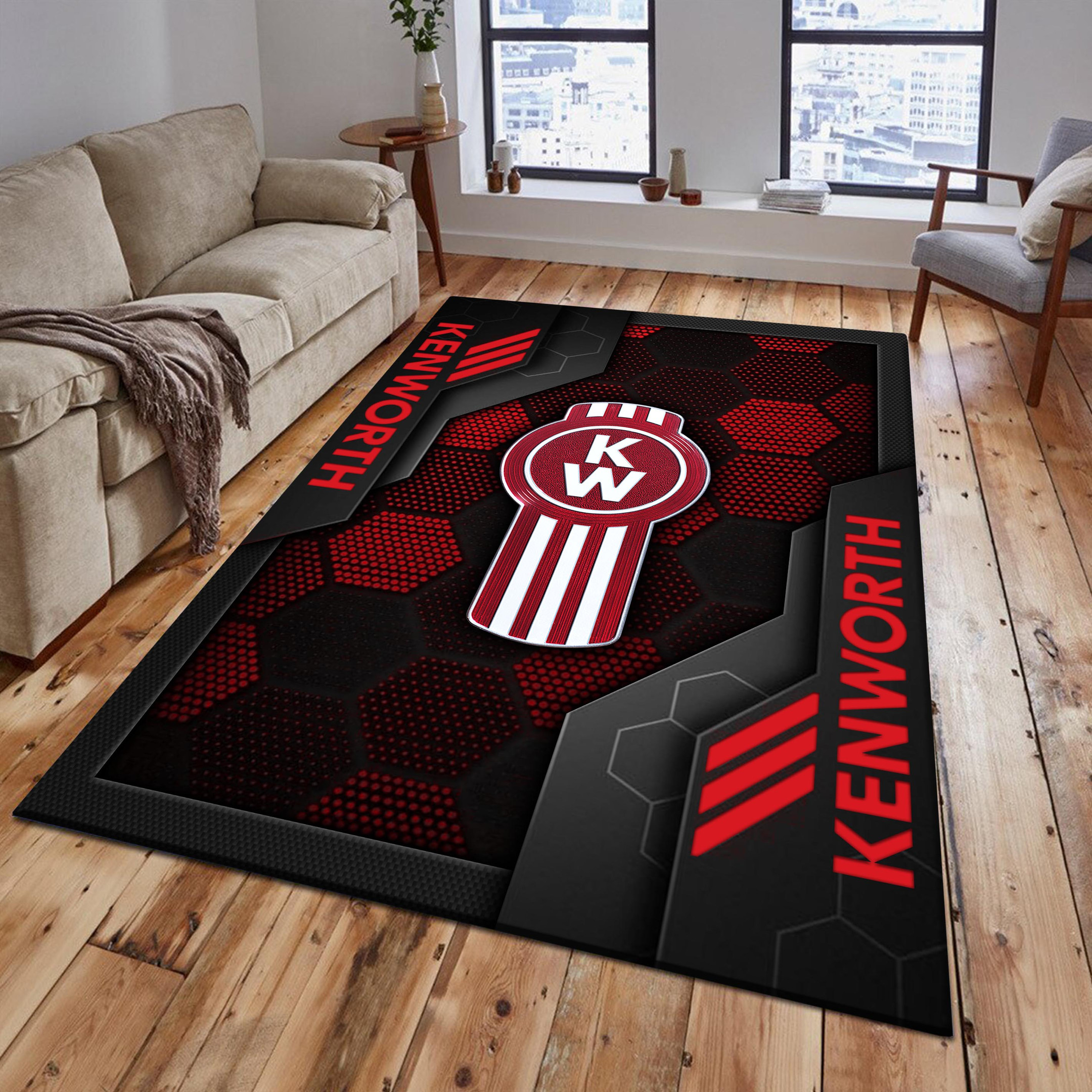 Kenworth Area Rugs 2671 Multicolor - Famjoys Kenworth Area Rugs 2671 Multicolor - Famjoys