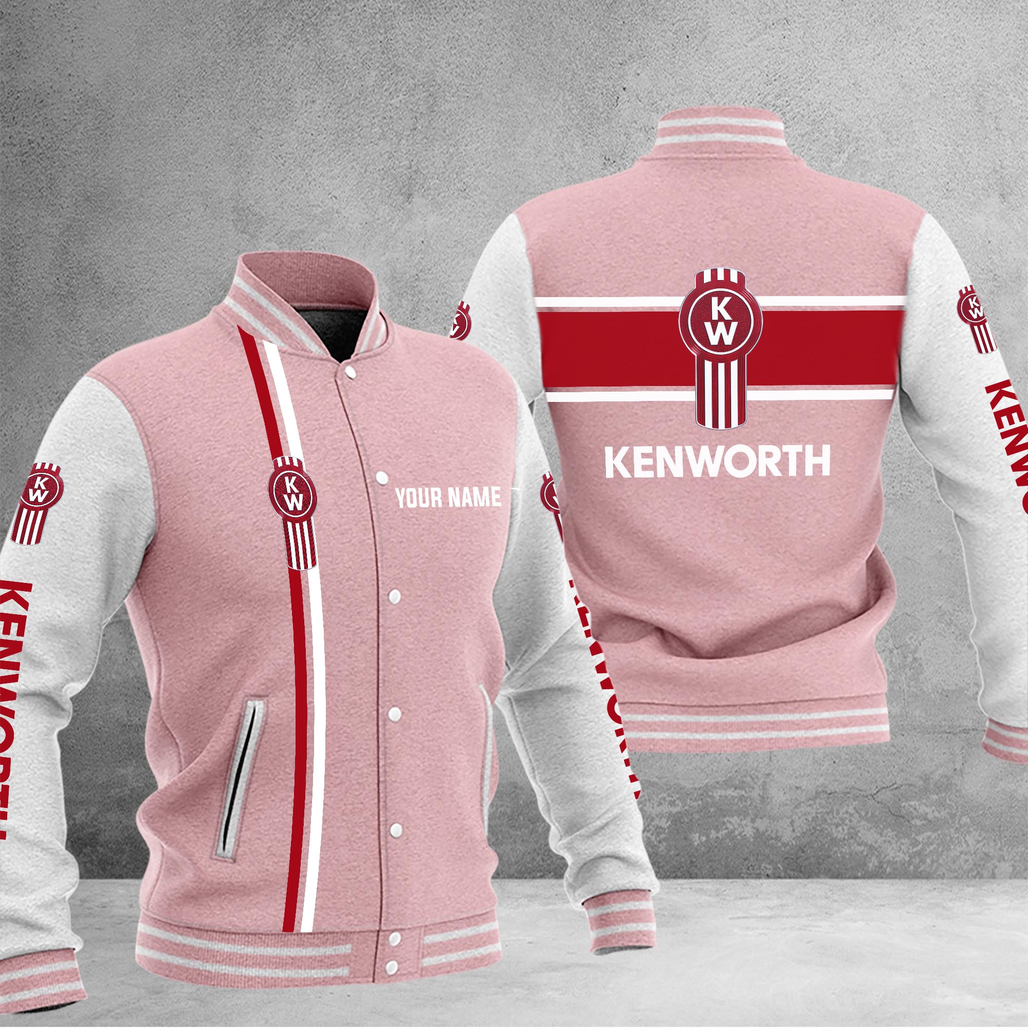 Kenworth Baseball Jacket - Famjoys Kenworth Baseball Jacket - Famjoys