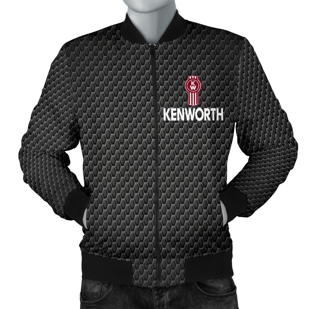 Kenworth Men's Bomber Jacket - Famjoys Kenworth Men's Bomber Jacket - Famjoys