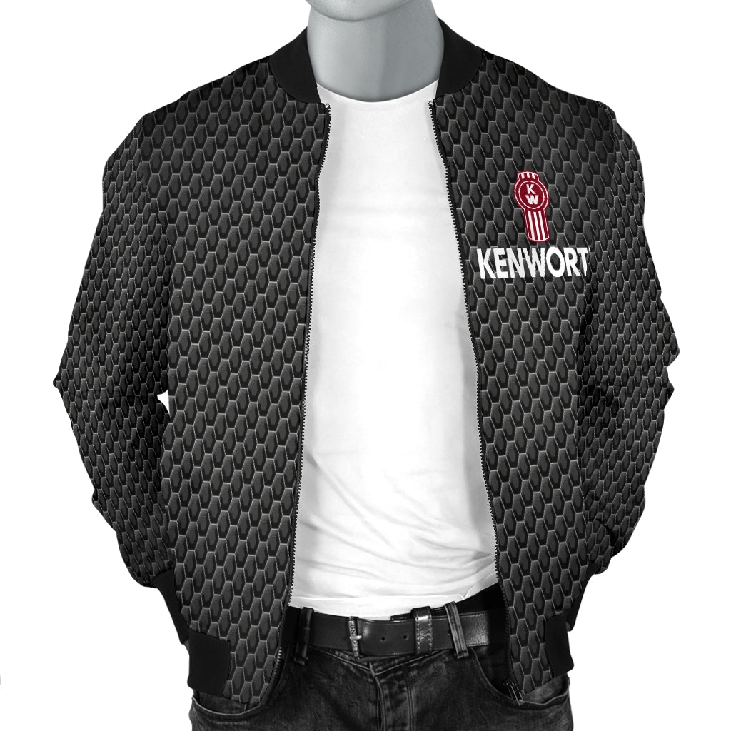 Kenworth Men's Bomber Jacket - Famjoys Kenworth Men's Bomber Jacket - Famjoys