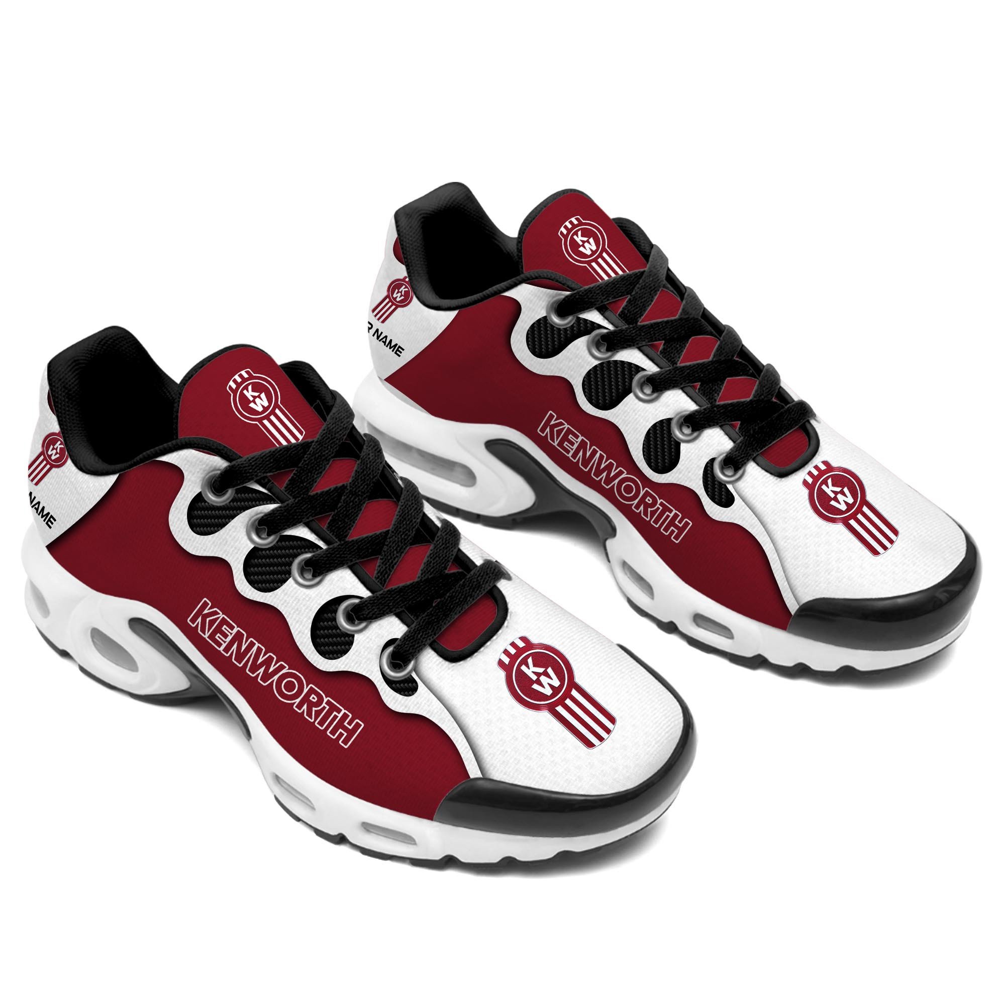 Kenworth Personalized Name Air Cushion Sports Shoes 0727 - Famjoys Kenworth Personalized Name Air Cushion Sports Shoes 0727 - Famjoys