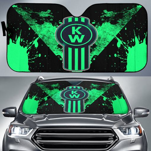 Kenworth Windshield Sun shade Green - Famjoys Kenworth Windshield Sun shade Green - Famjoys