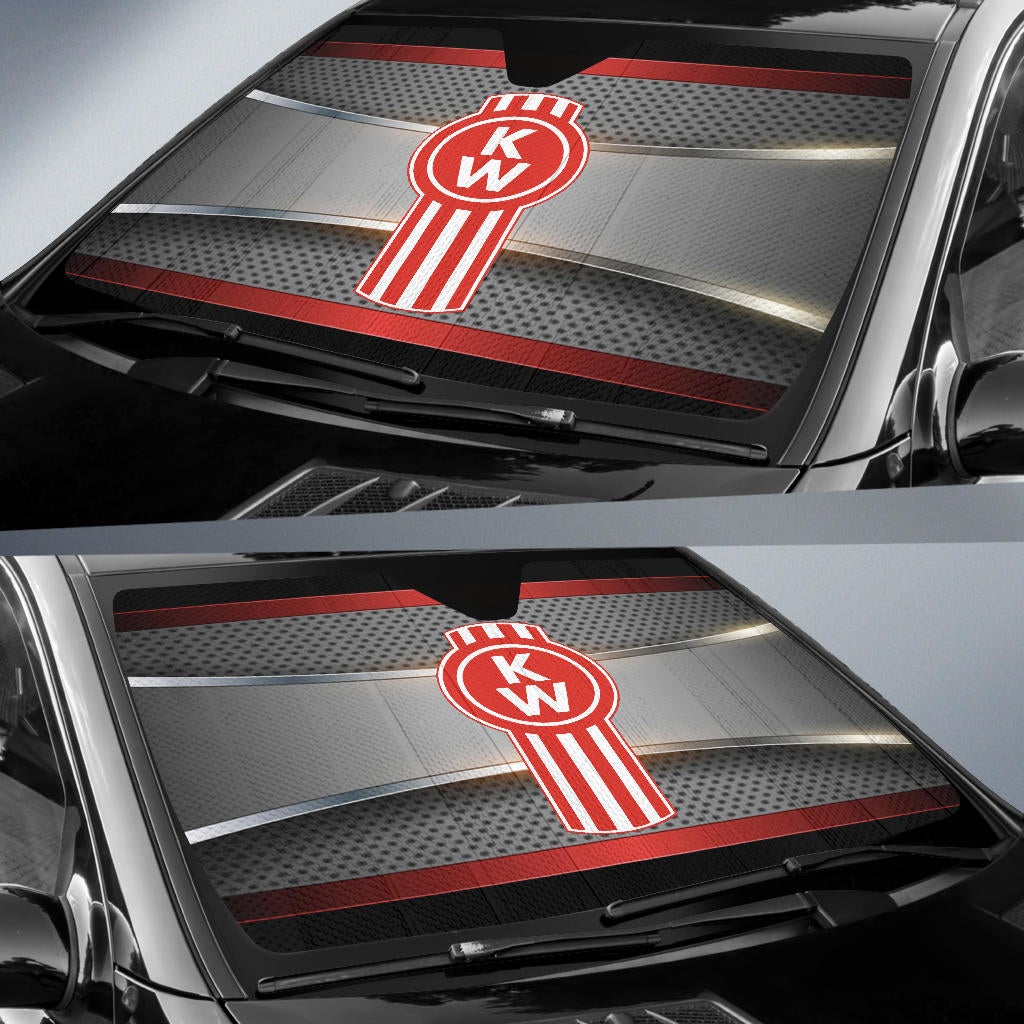Kenworth Windshield Sun Shade V3 - Famjoys Kenworth Windshield Sun Shade V3 - Famjoys