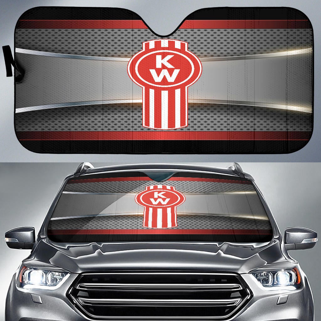 Kenworth Windshield Sun Shade V3 - Famjoys Kenworth Windshield Sun Shade V3 - Famjoys