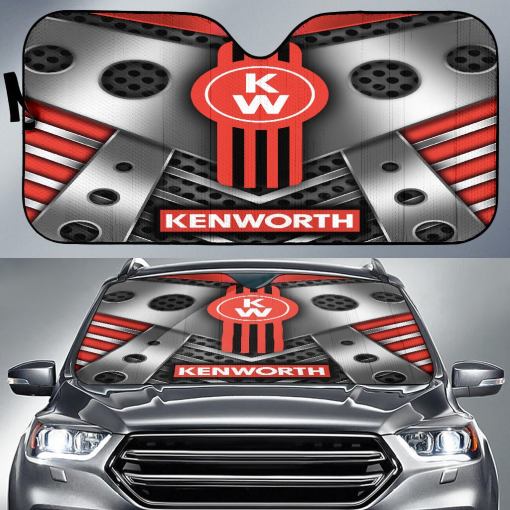 Kenworth Windshield Sun Shade V7 - Famjoys Kenworth Windshield Sun Shade V7 - Famjoys