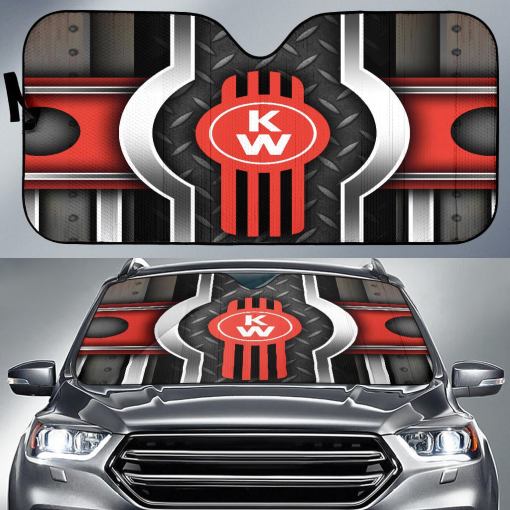 Kenworth Windshield Sun Shade V8 - Famjoys Kenworth Windshield Sun Shade V8 - Famjoys