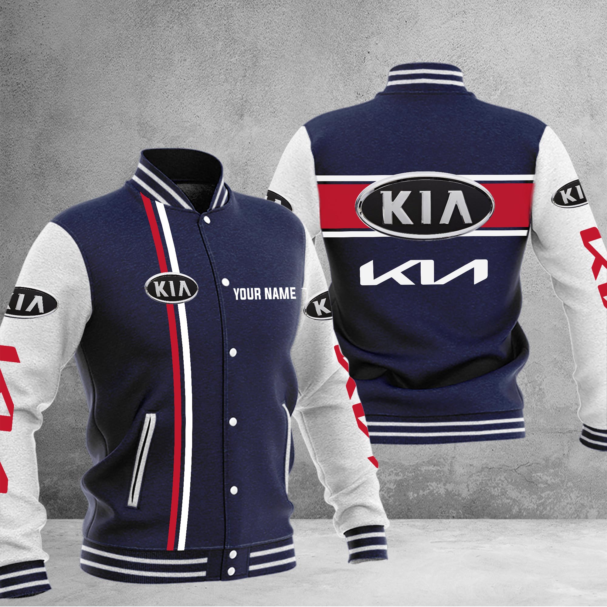Kia Baseball Jacket - Famjoys Kia Baseball Jacket - Famjoys